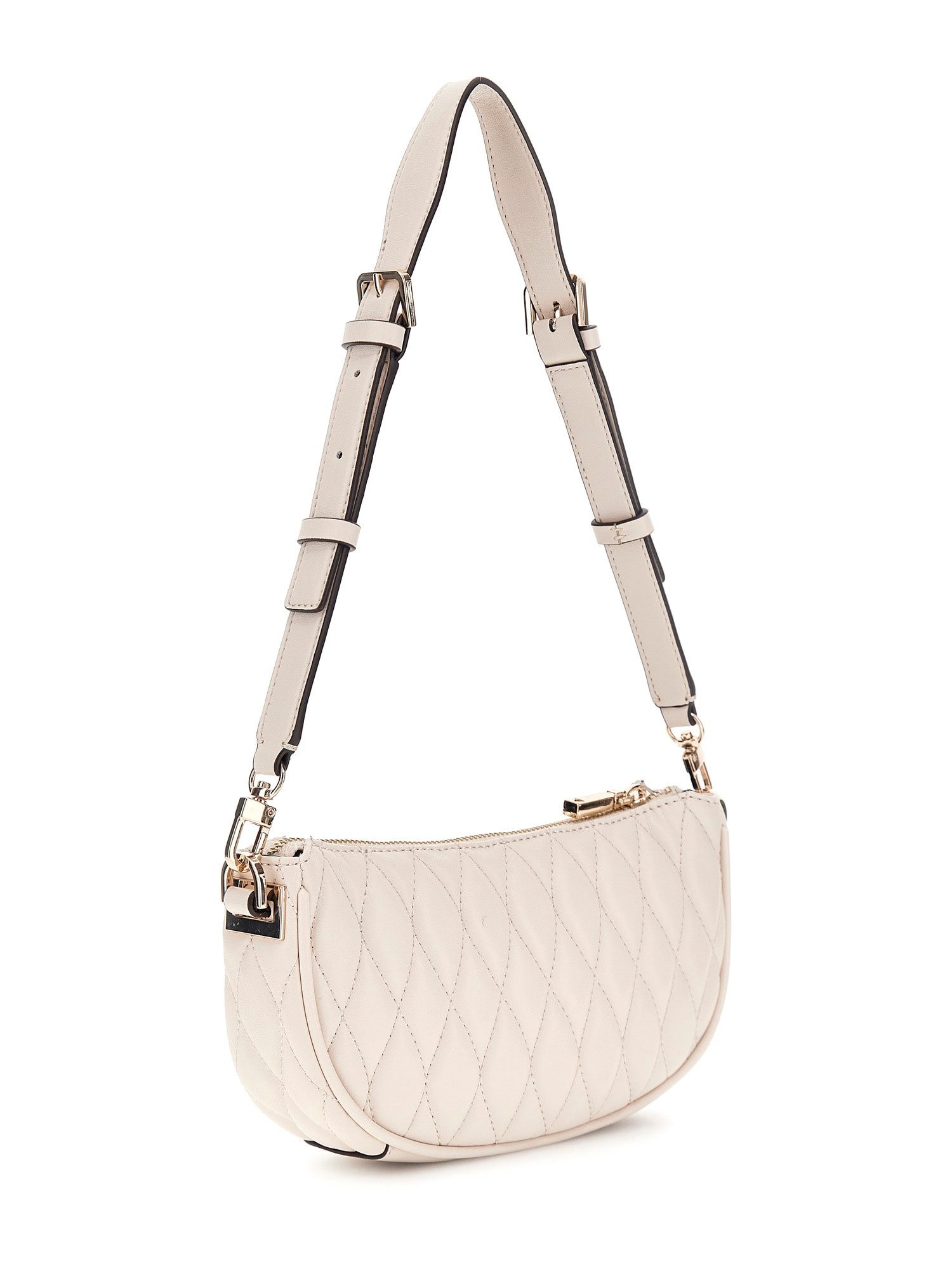 Guess Umhängetasche HWQG8122720 VALLA MINI TOP ZIP SHLDR BAG Woman Schultertasche (Stück, 1), Logoschriftzug