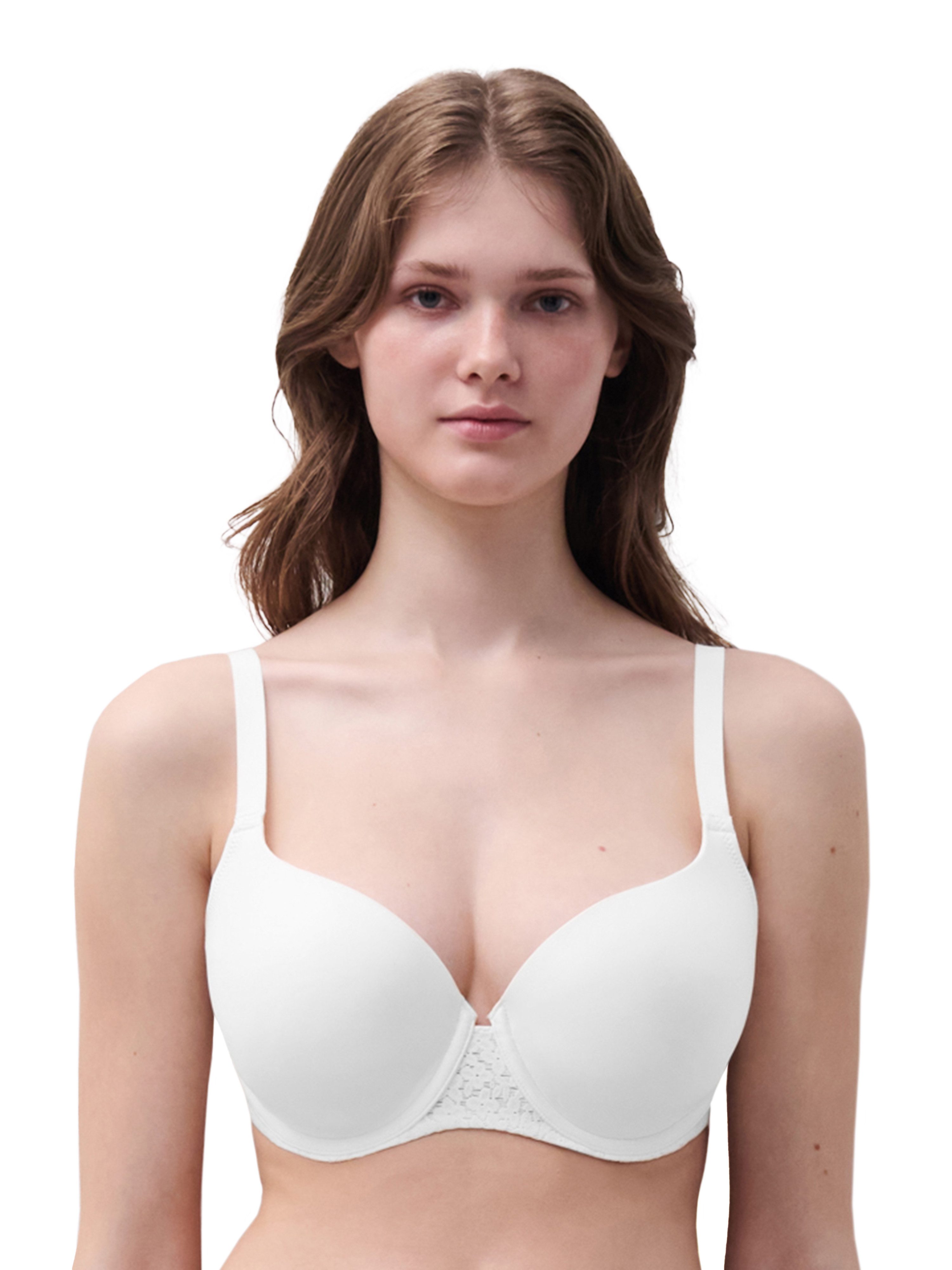 Chantelle T-Shirt-BH NORAH weiche Spitze, blickdichtes Gewebe