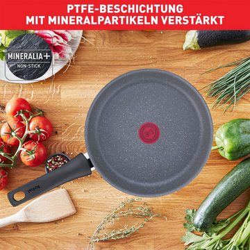 Tefal Pfannen-Set Healthy Chef, Aluminium (Set, 2-tlg., je 1 Pfanne Ø 24 und 28 cm), Mineralia+ Antihaftversiegelung, Thermo-Signal, Induktion