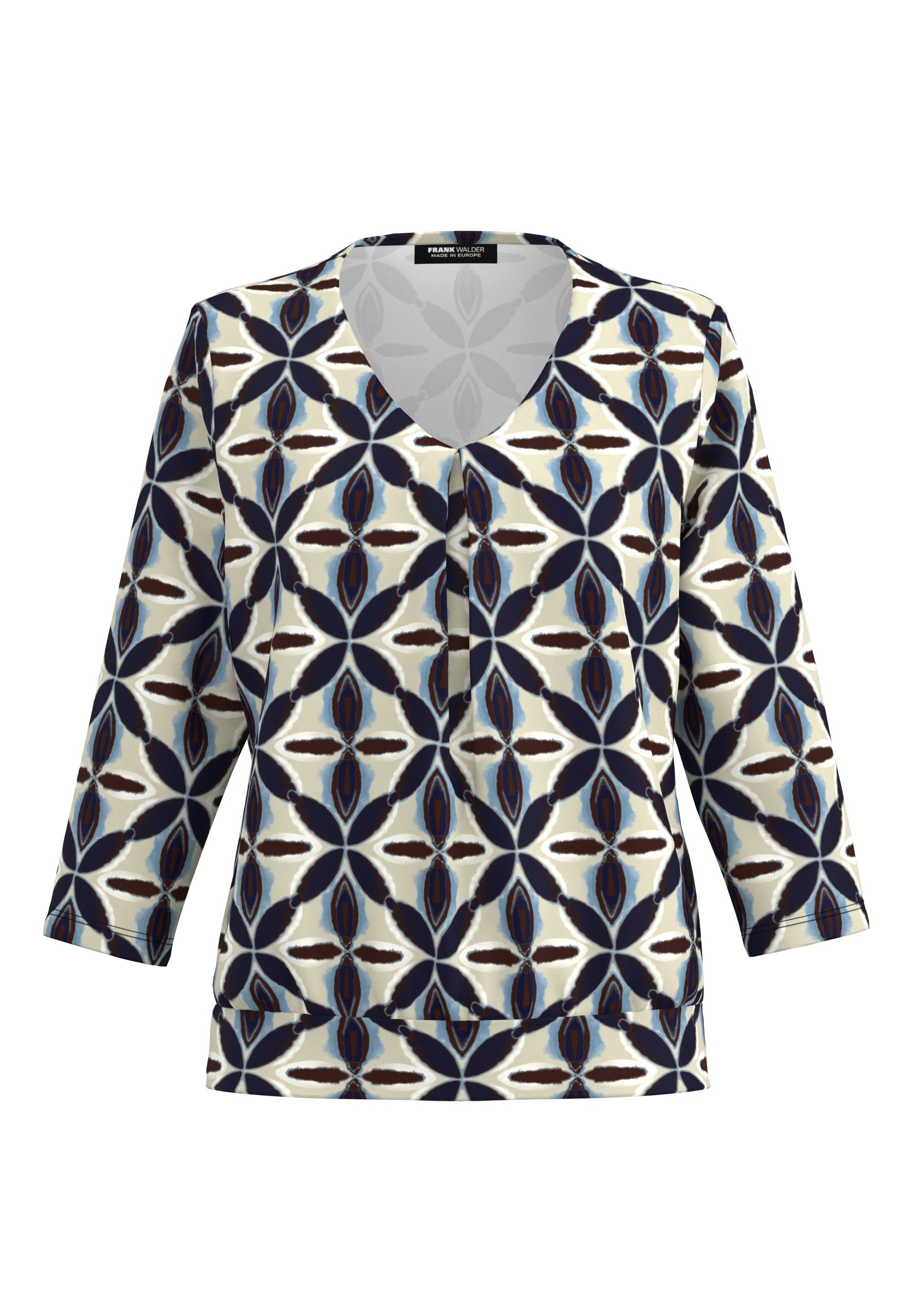FRANK WALDER Blusenshirt mit Faltendetail im Vorderteil günstig online kaufen