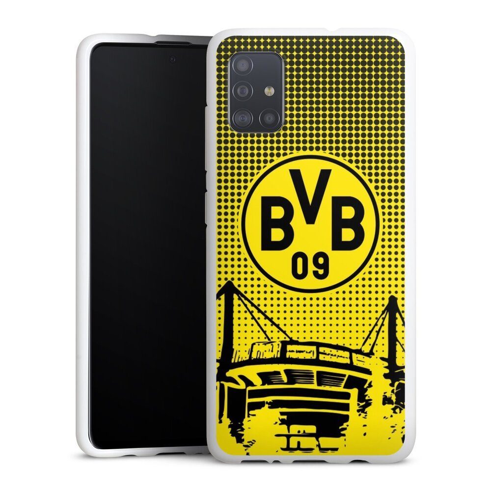 DeinDesign Handyhülle Stadion BVB Borussia Dortmund BVB Dots, Samsung  Galaxy A51 Silikon Hülle Bumper Case Handy Schutzhülle