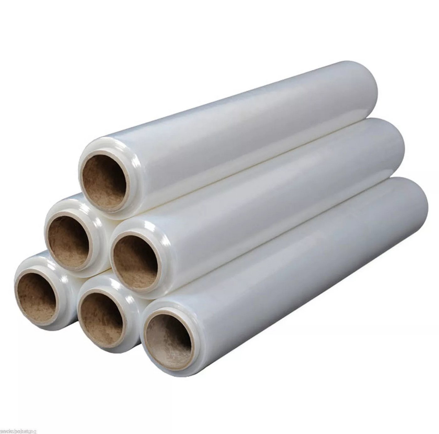 Paket.ag Schutzfolie 6 Rollen Stretchfolie 20 my Verpackungsfolie 500mm Palettenfolie, (6-St)