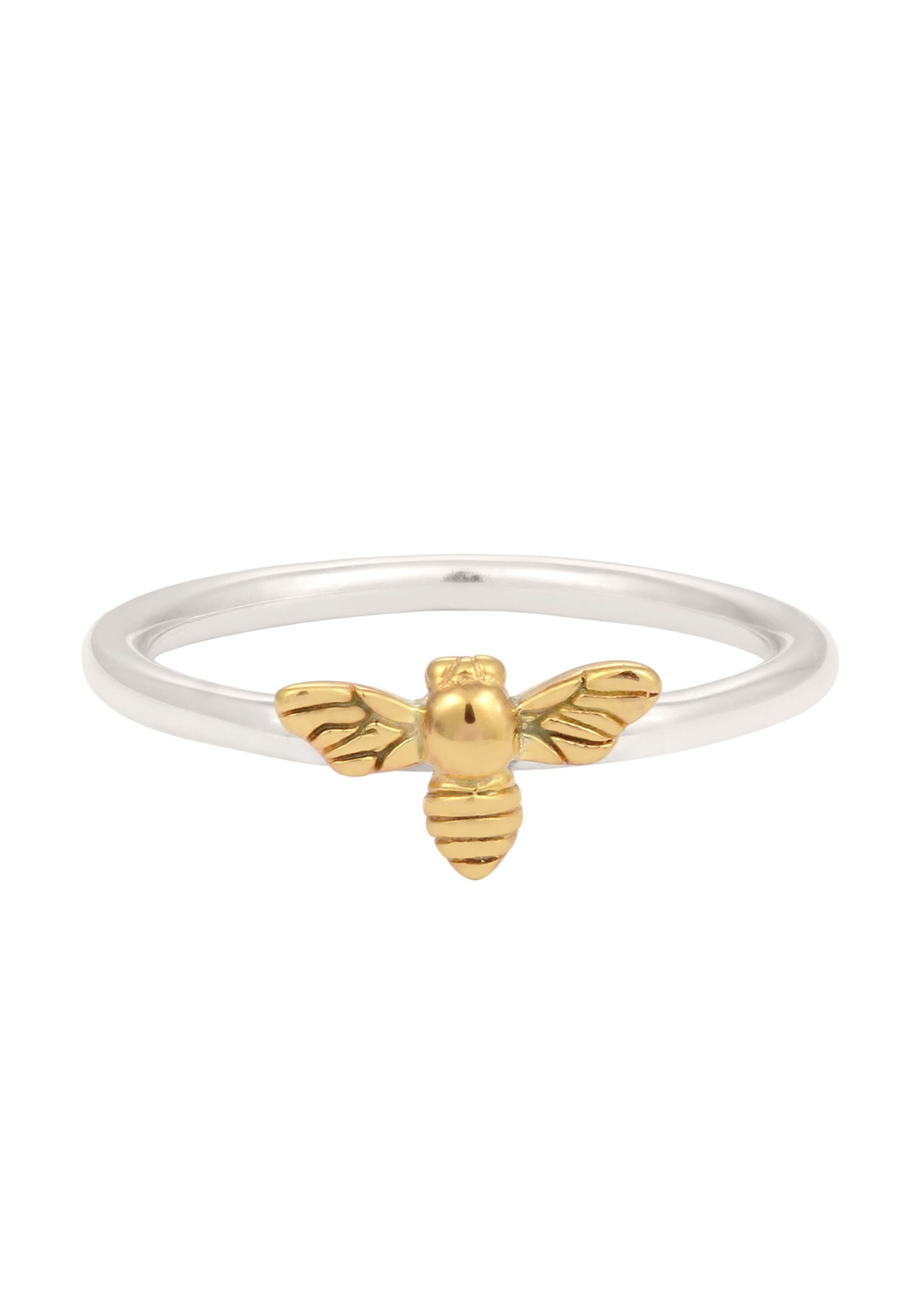 Elli Fingerring Biene Honigbiene Tier 925 Silber, Biene günstig online kaufen