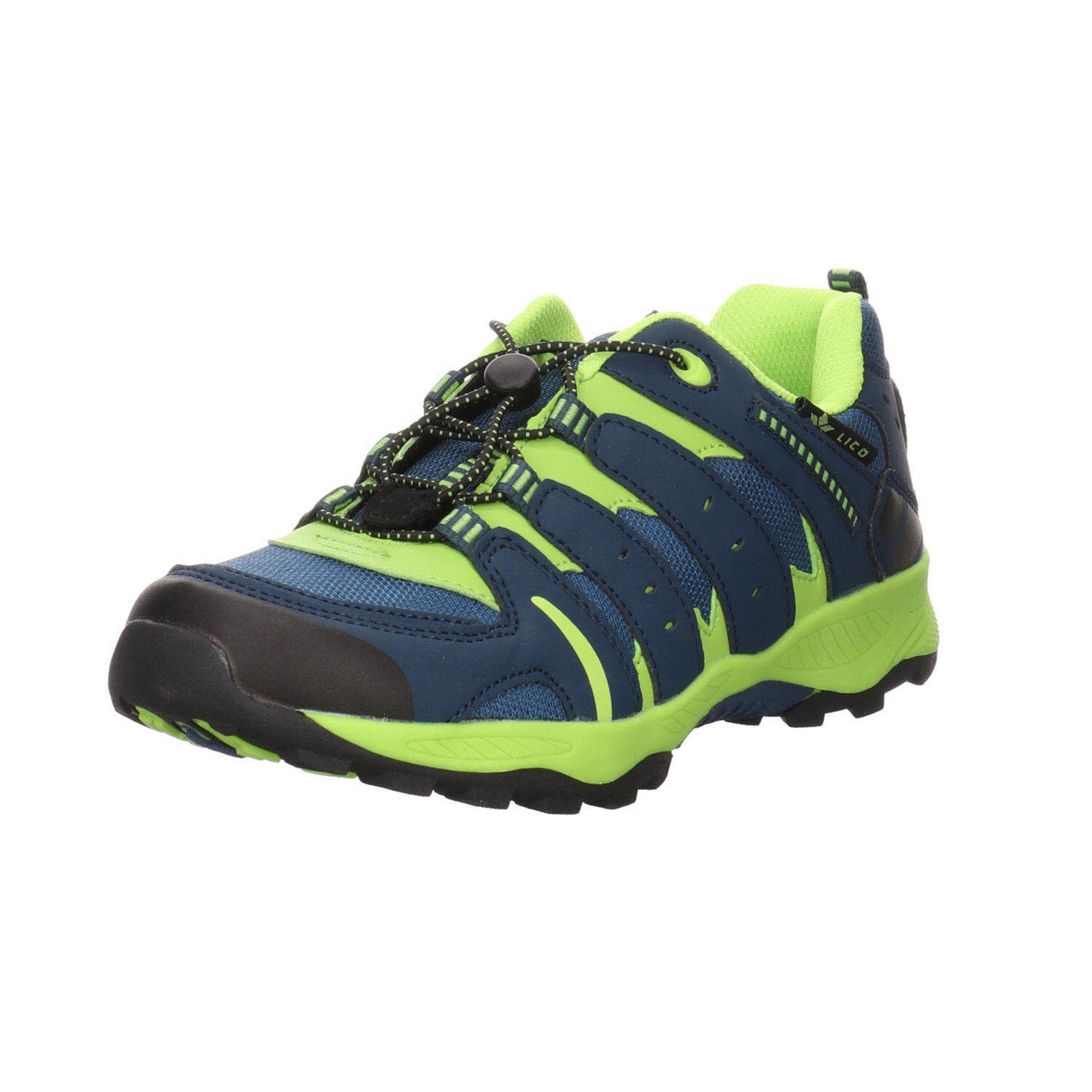 Lico Jungen Schnürhalbschuhe Fremont blau Outdoorschuh Outdoorschuh dunkel Synthetikkombination