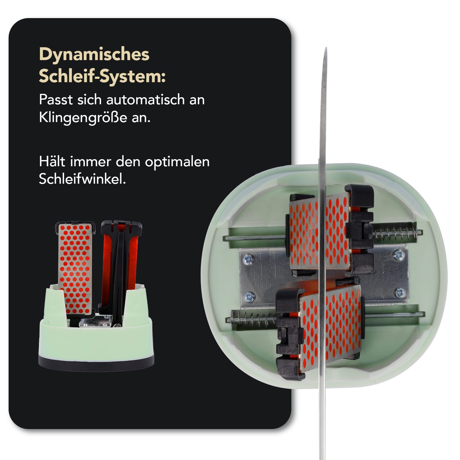 DMT Messerschärfer SimpleSharp Diamant Messerschärfer, beidseitig schärfend, Perfekter Schleifwinkel