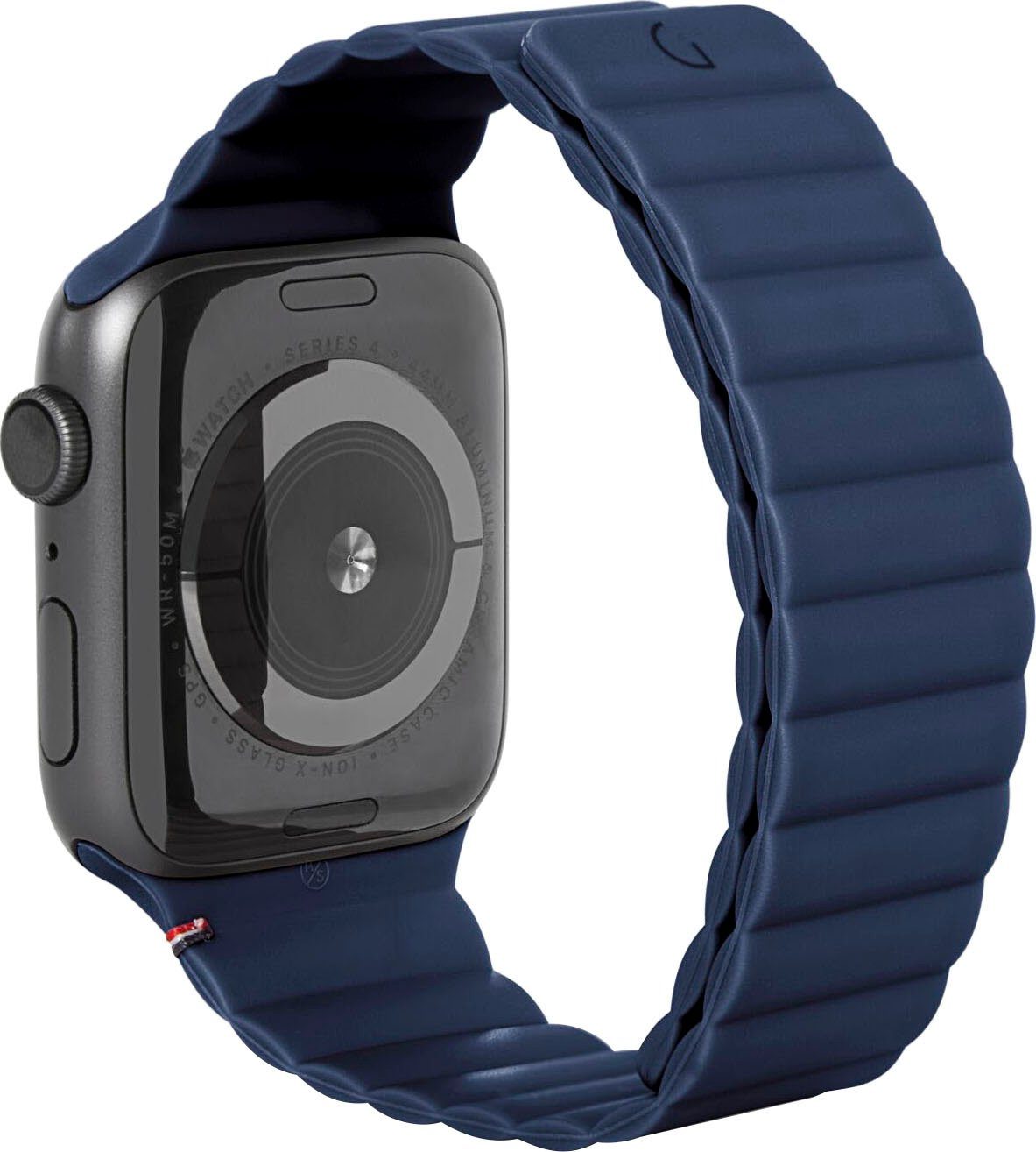 Strap Navy Silicon Traction Magnet 42/44/45/49mm Smartwatch-Armband LITE DECODED