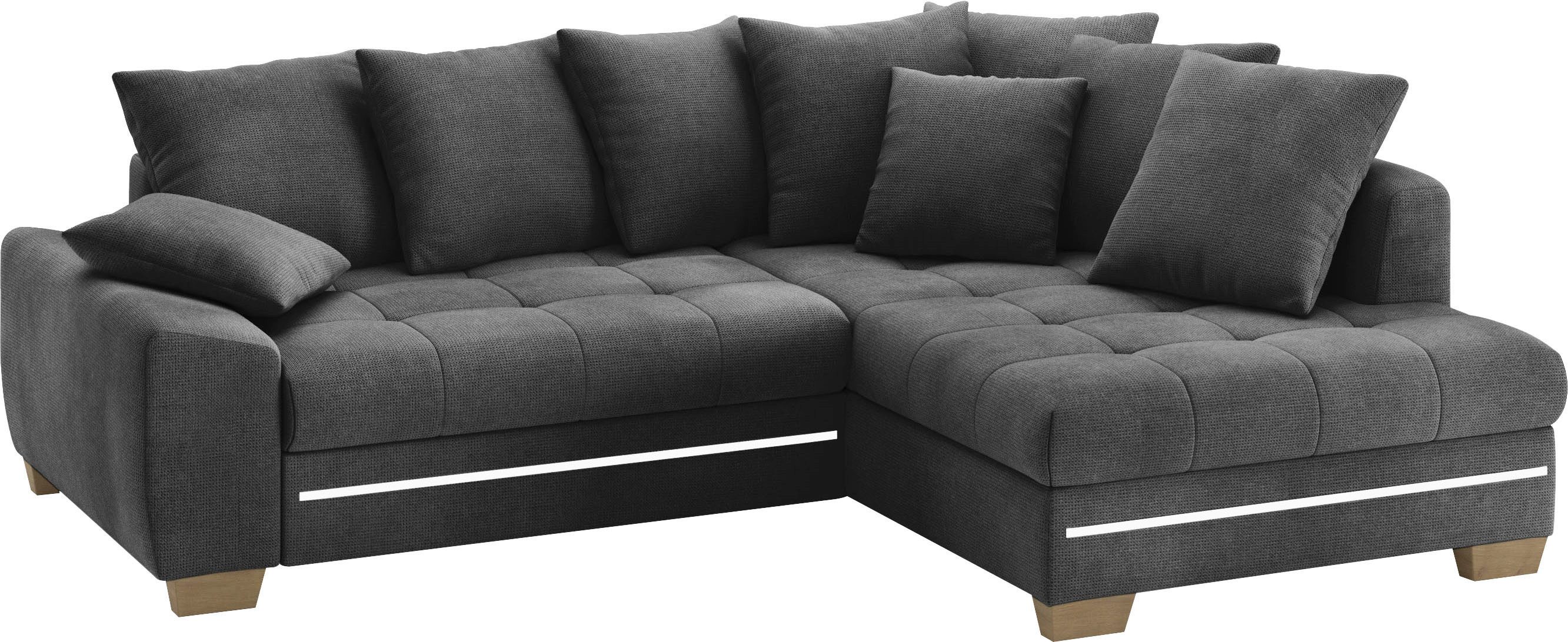 Mr. Couch Ecksofa "Nikita II, L-Form" mit RGB-LED Beleuchtung, wahlweise mi günstig online kaufen
