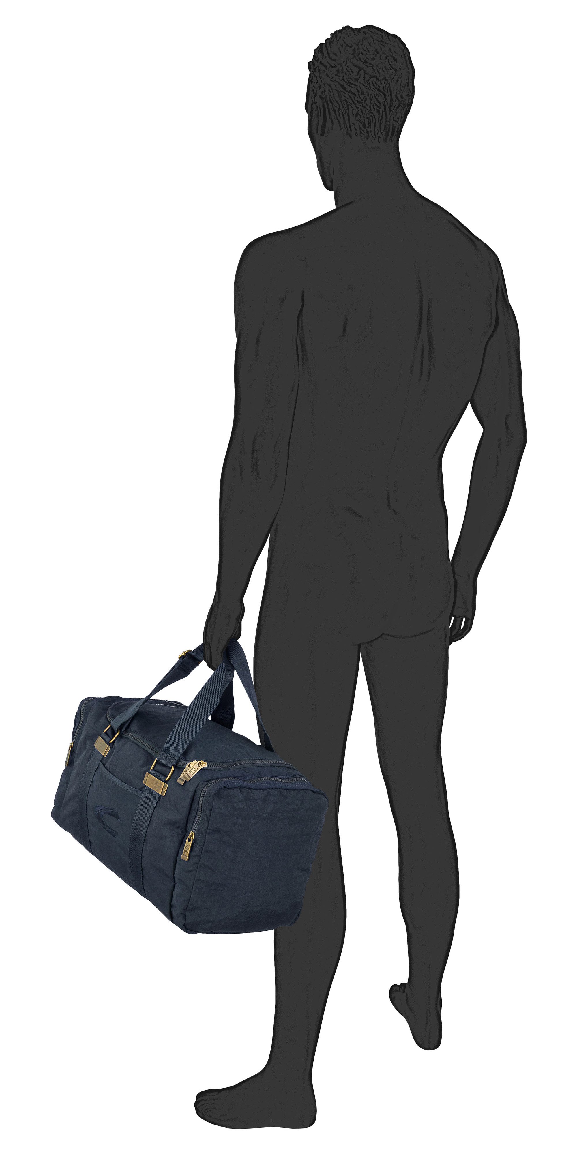 camel active Weekender Journey, Unisex Reisetasche mit vielen Funktionen und Logostickerei