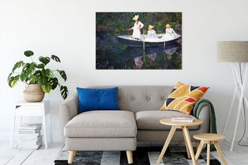 Pixxprint Leinwandbild Claude Monet - En norvégienne, Claude Monet - En norvégienne (1 St), Leinwandbild fertig bespannt, inkl. Zackenaufhänger