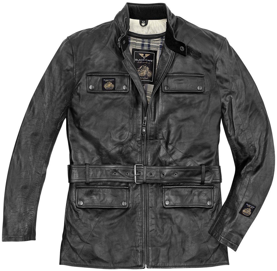 Black-Cafe London Motorradjacke Kairo Motorrad Lederjacke | Jacken