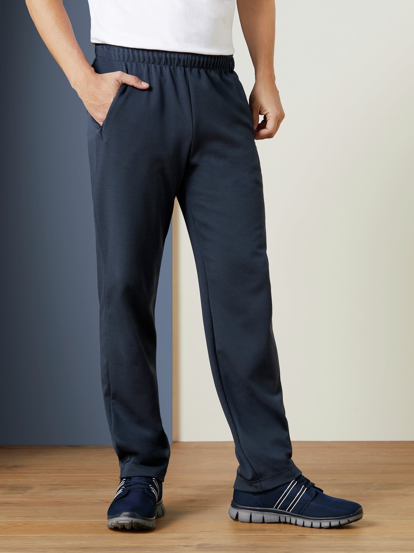 Walbusch Homewearhose Herren Freizeithose Extraglatt bügelfrei komfortabel Homewearhose Kurzgröße, Baumwolle, plattiert, hautsympathisch