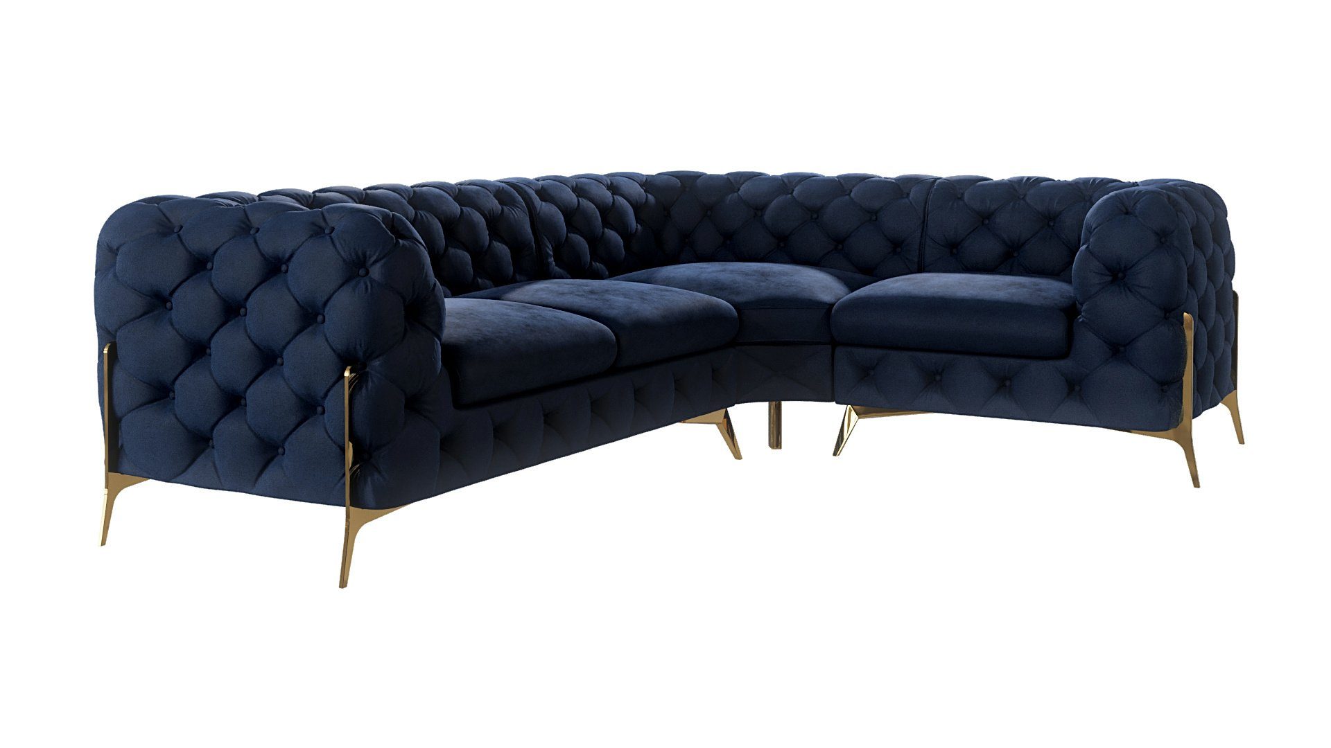 S-Style Möbel Ecksofa Ashley, Chesterfield mit günstig online kaufen