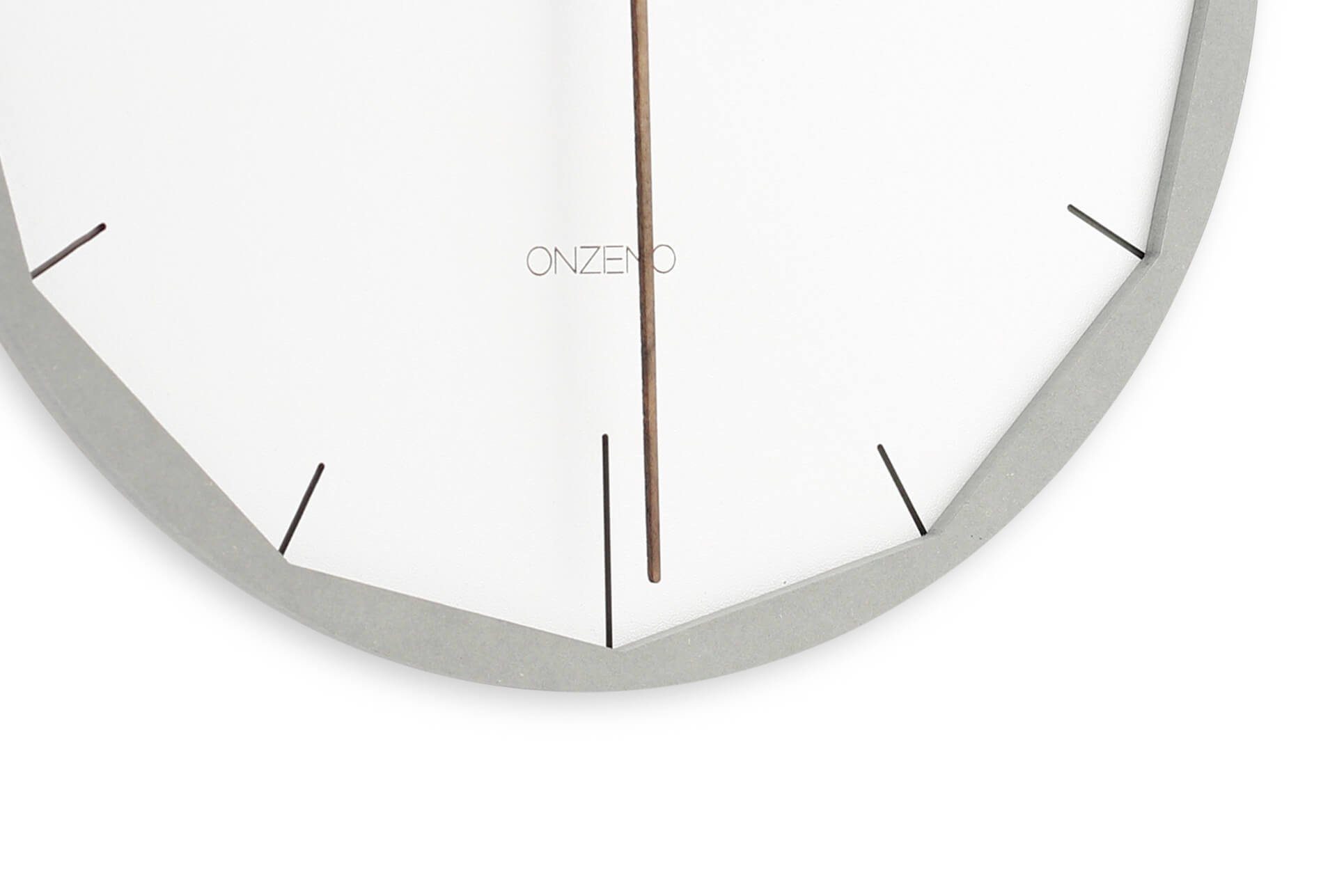 THE cm Design-Uhr) Wanduhr (handgefertigte ONZENO 29x29x0.5 EDGY.