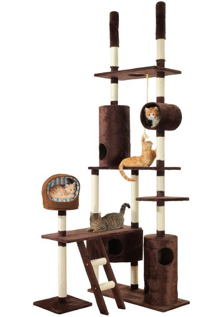 Heim Kratzbaum Wonderland Braun-Natur B 101 cm x T 40 cm x H 250-280 cm
