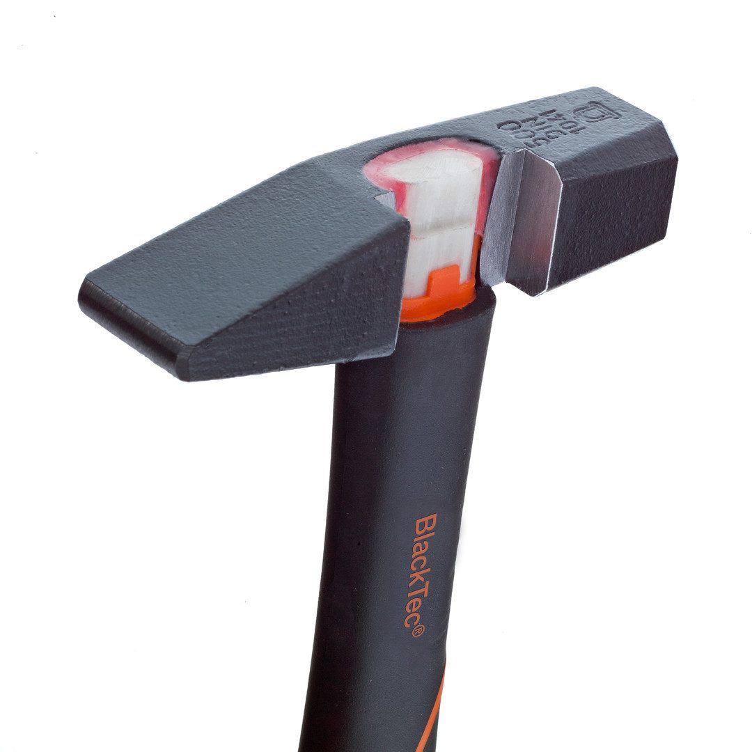 PICARD Hammer Hammer PICARD Schlosserhammer mit 3 Komponenten-Stiel für schwingungsreduzie