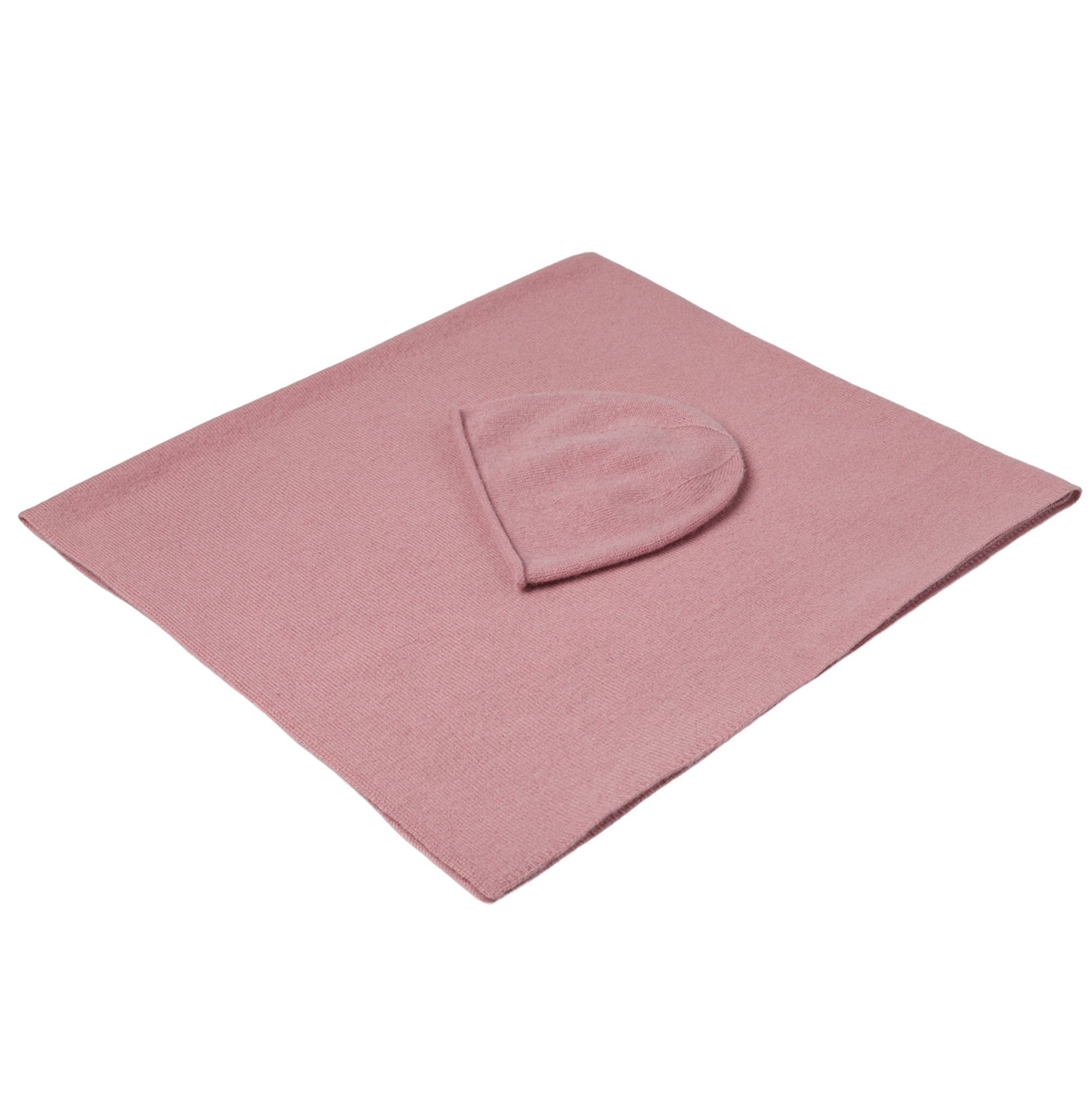 Babydecke Baby Geschenkset - Kaschmir Decke & Mütze