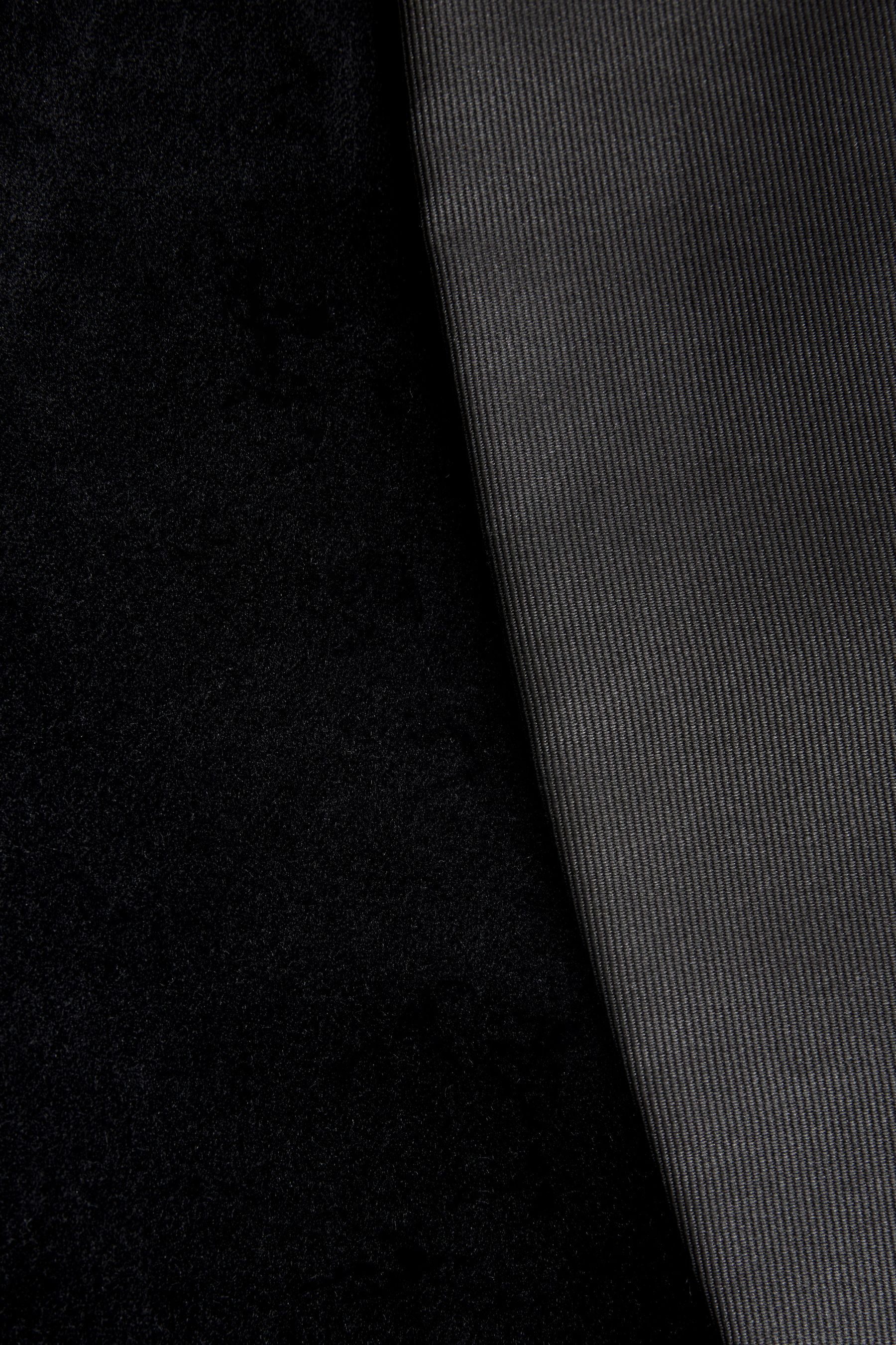 Next Jackenblazer Regular Fit Signature Samtsakko mit Schalkragen (1-tlg)