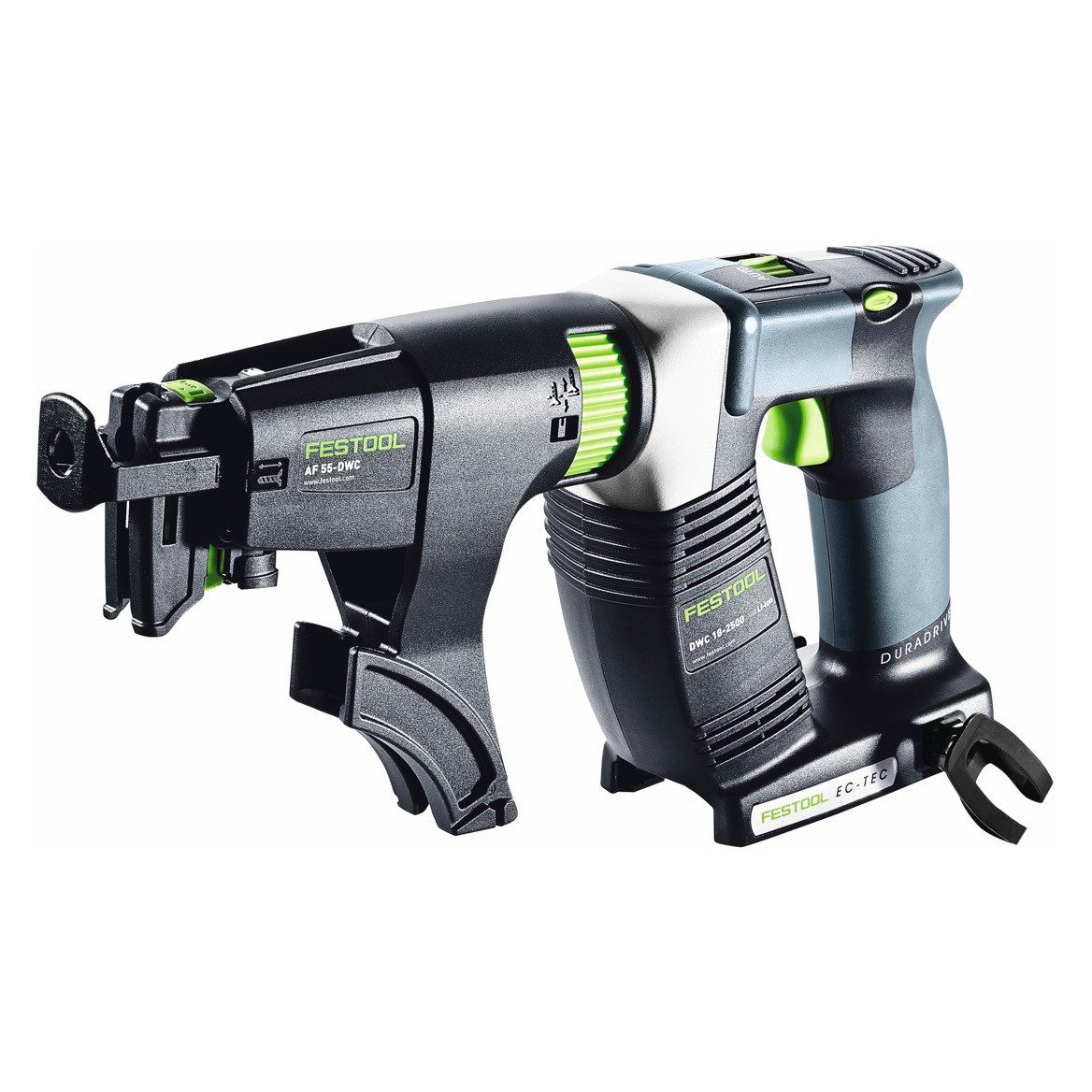 FESTOOL Akku-Trockenbauschrauber DURADRIVE DWC 18-2500 Basic Akku Bauschrauber 18 V 18 Nm Brushless
