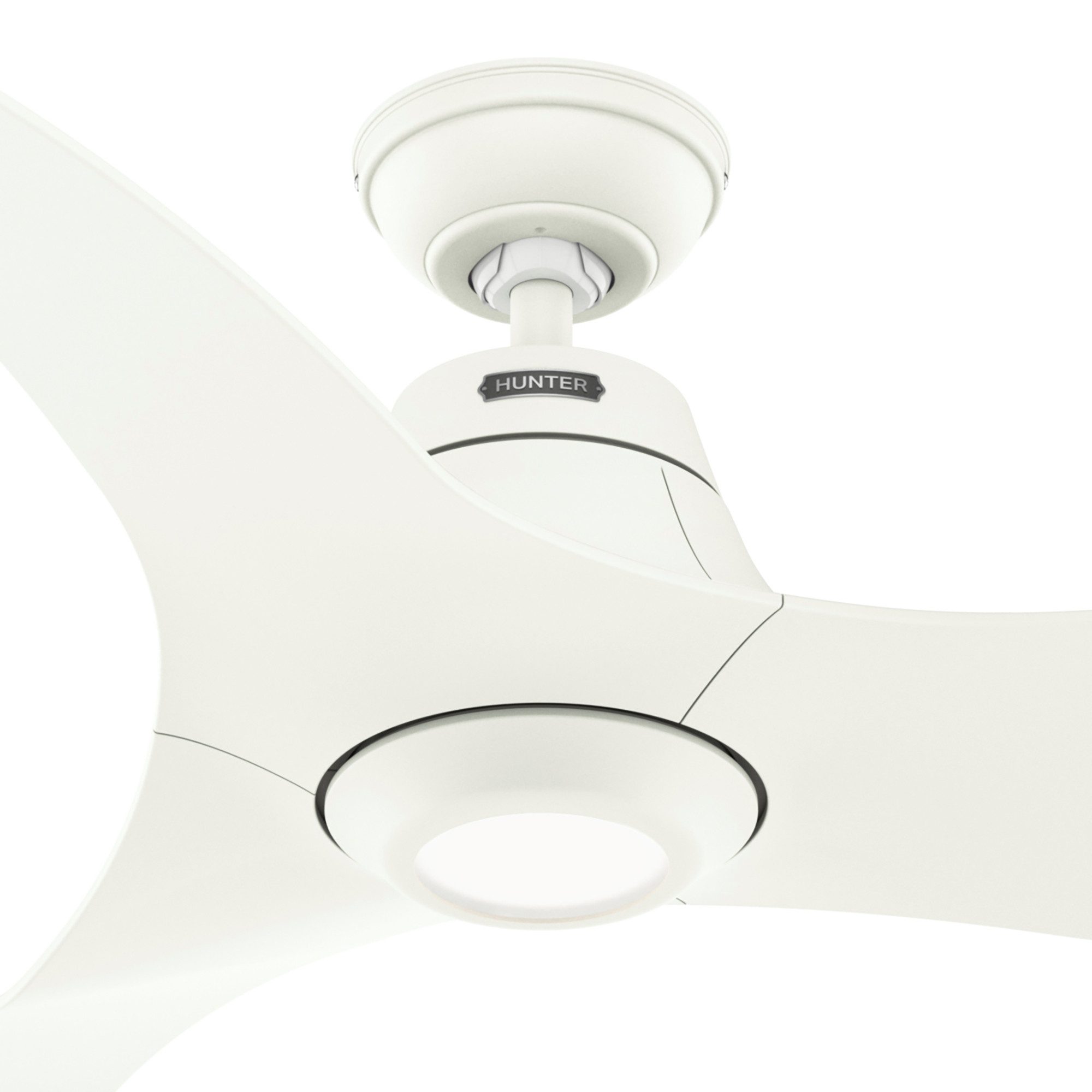 Hunter Deckenventilator DC Deckenventilator Stingray Weiß 152 cm mit LED, dimmbar