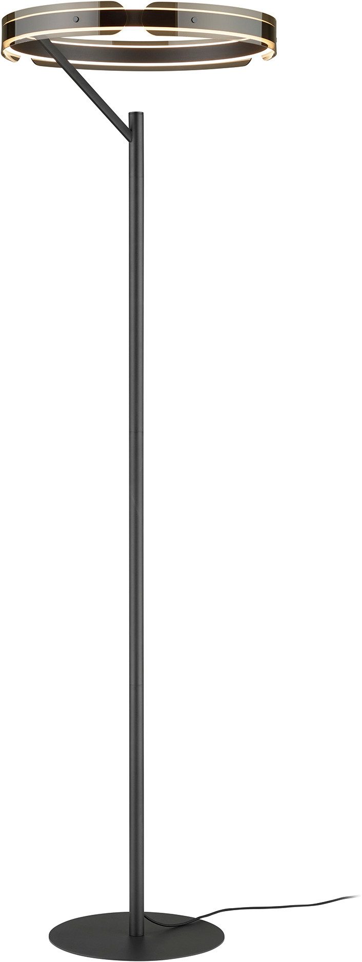 Musterring LED Stehlampe VALERIA, LED Stehleuchte 42W 4900 Lumen 2300-4000K CCT Fußschalter, CCT - über Fernbedienung, Dimmfunktion, Ein-/Ausschalter, Memoryfunktion, Nachtlichtfunktion, mehrere Helligkeitsstufen, LED fest integriert, warmweiß - kaltweiß, Fernbedienung, Lichtfarbe stufenlos einstellen, Memory, up+down Licht