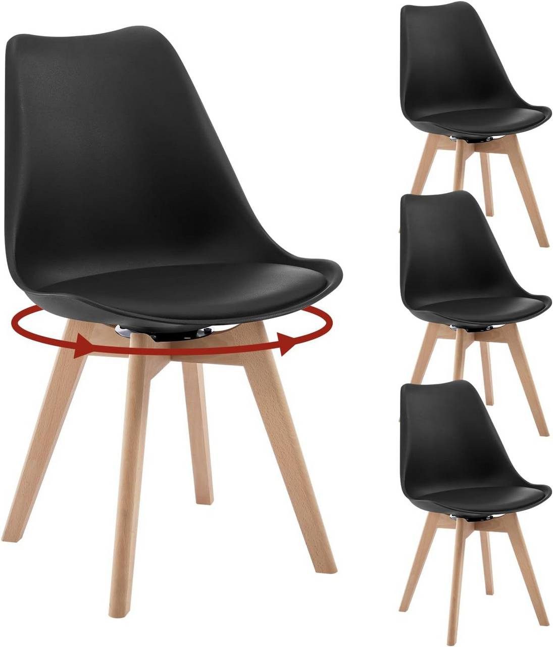 Woltu Esszimmerstuhl (4 St), drehbar 4er günstig online kaufen