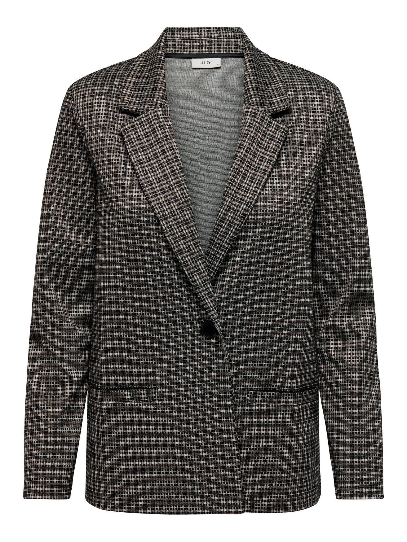 JACQUELINE de YONG Jackenblazer (regular fit) JDYGEGGO HUGH L/S CHECK BLAZE günstig online kaufen