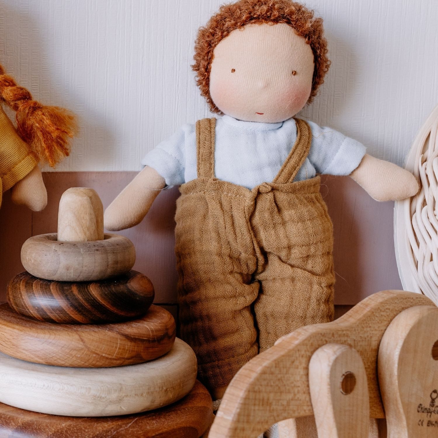 Chimpytoys Stoffpuppe, Waldorfpuppe,Naturpuppe,Biostoffpuppe,Waldorf Art,Bi günstig online kaufen