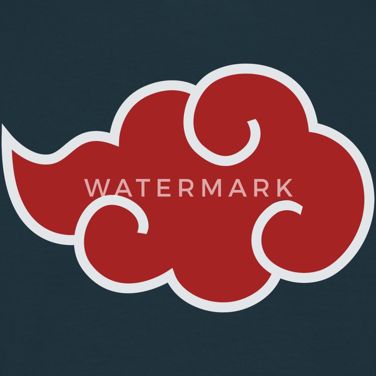 Spreadshirt T-Shirt Naruto Shippuden Akatsuki-Wolke Männer günstig online kaufen