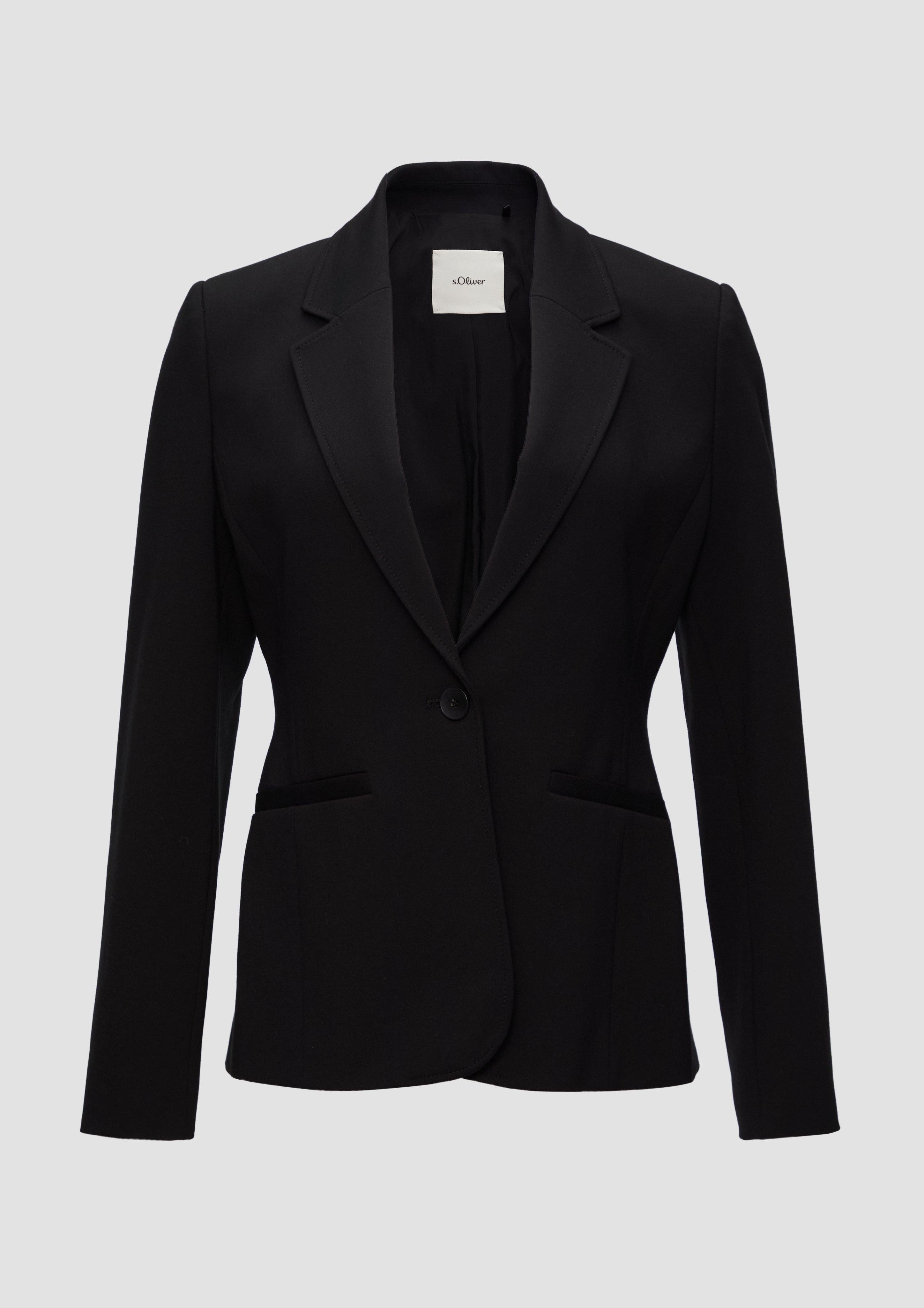 s.Oliver BLACK LABEL Jackenblazer Taillierter Blazer günstig online kaufen