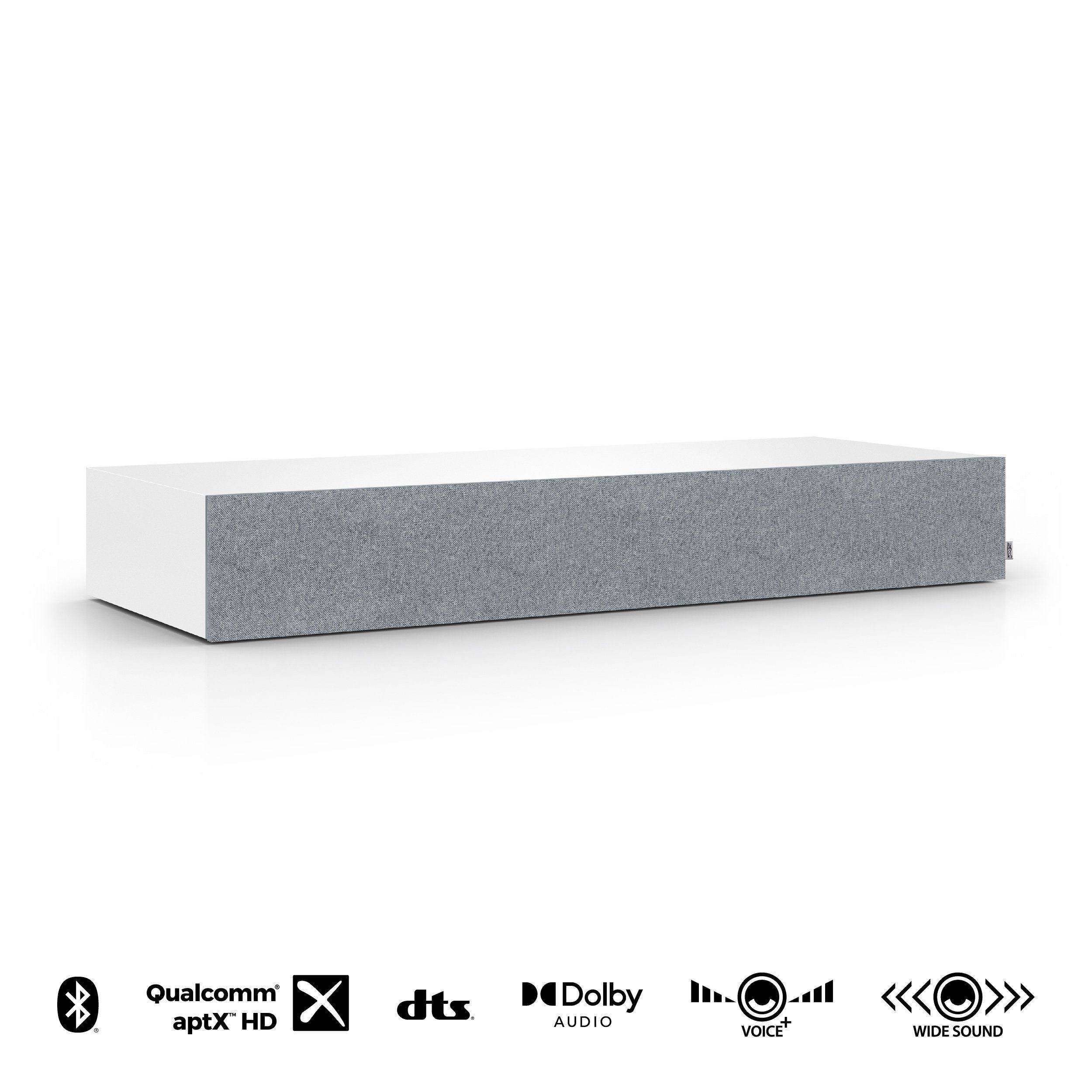 Nubert nuBoxx AS-425 max Soundbar 2.0 (Bluetooth, 160 W, Aktive Soundbar, 2x2-Wege, 160 W Dauerleistung, Voice)
