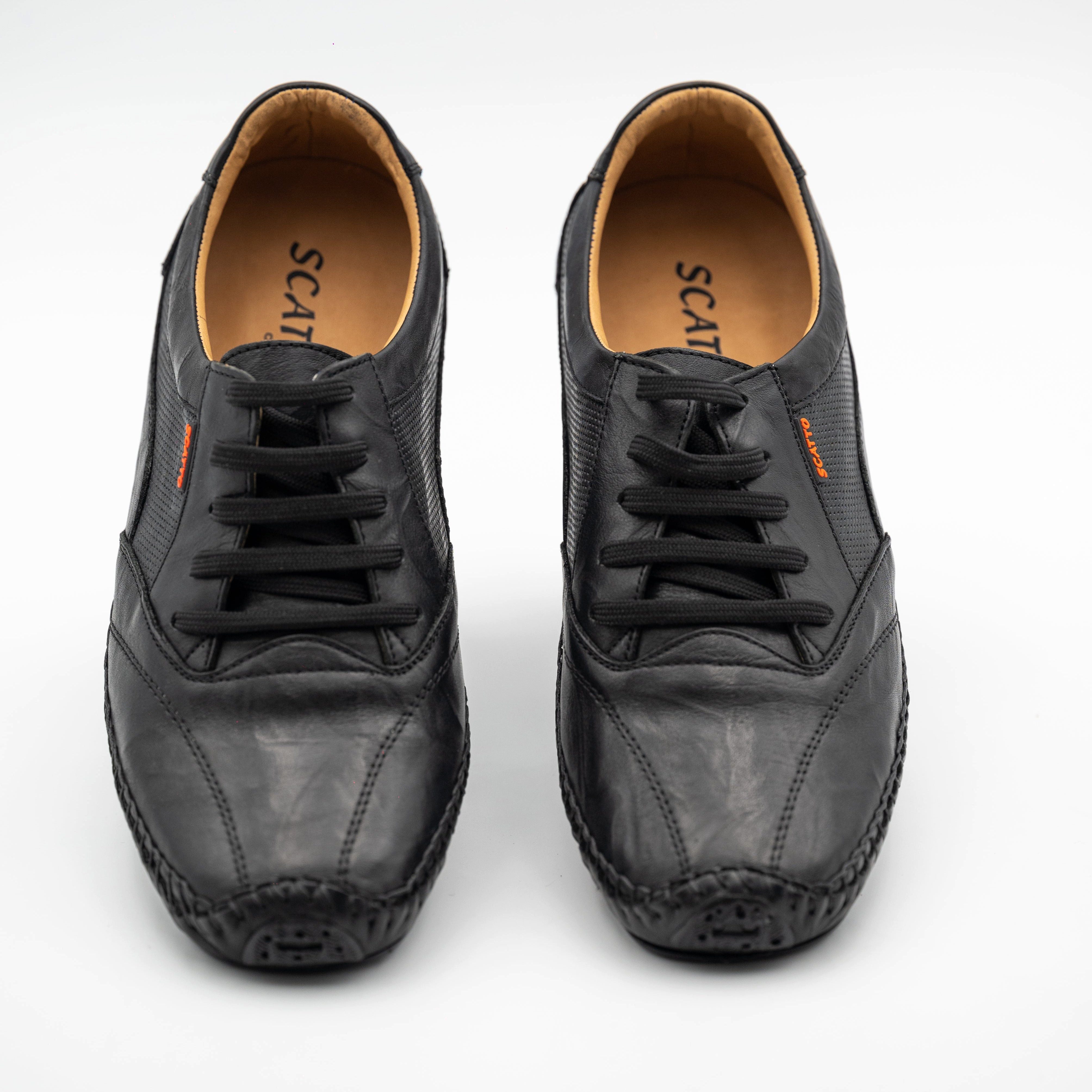 LaMarta Schwarze Lederschuhe für Männer mit günstig online kaufen