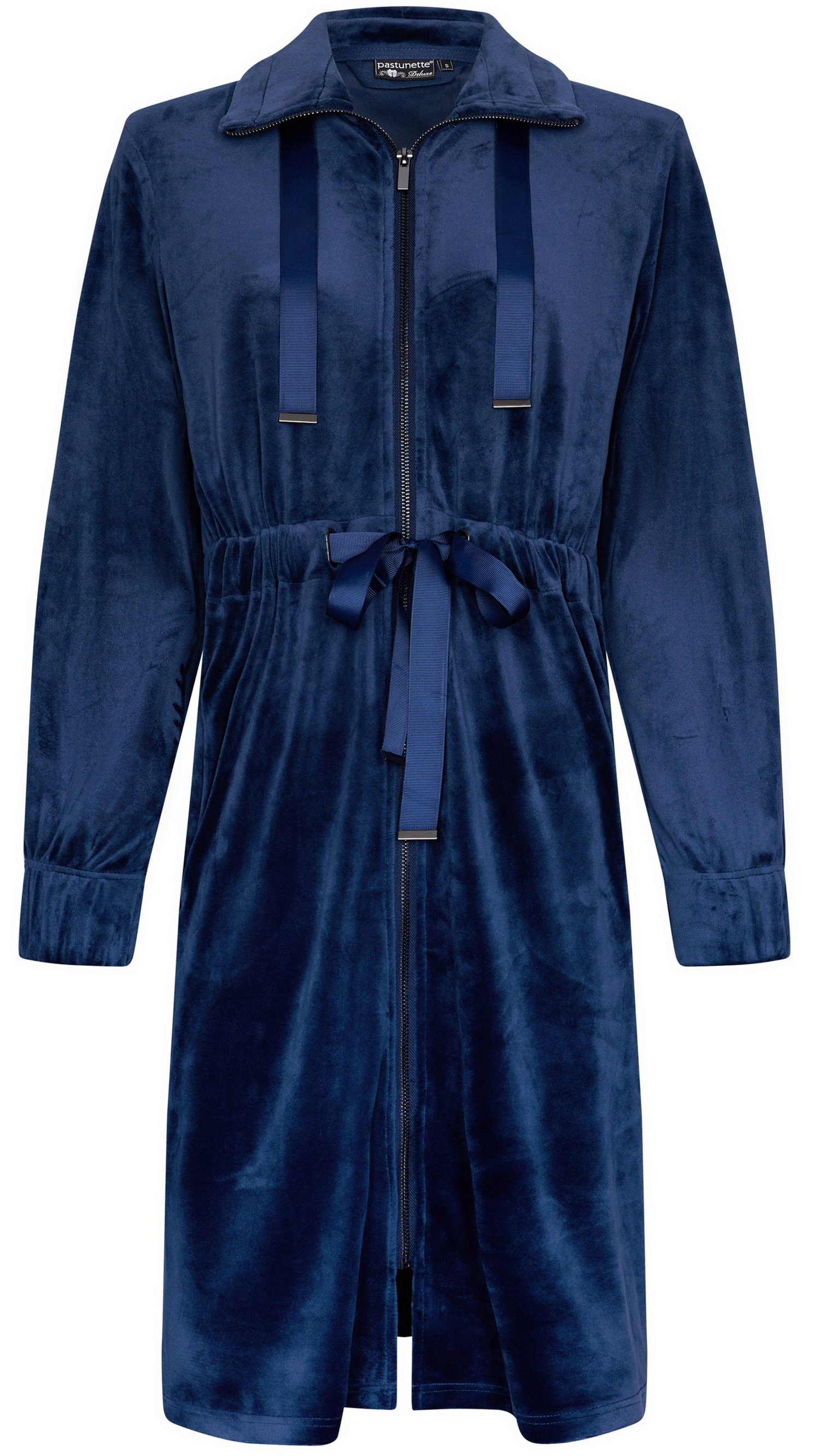 Pastunette Damenbademantel Damen Morgenmantel mit Reißverschluss, midi, Pol günstig online kaufen