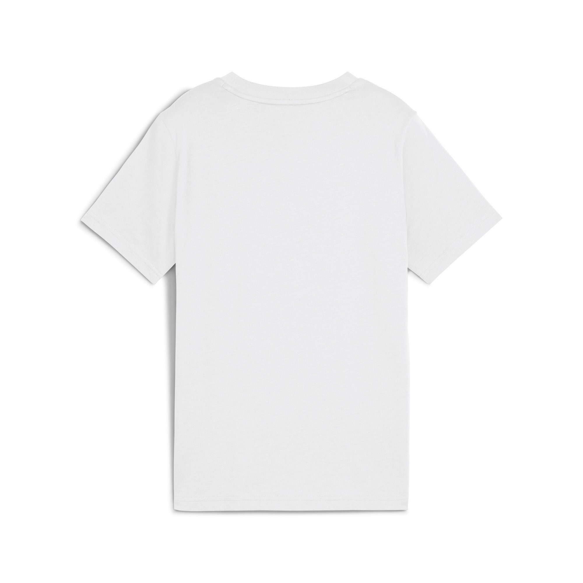 PUMA T-Shirt ESS 2 COLOR NO1 LOGO TEE B mit Rundhalsausschnitt, Kurzarm, ohne Kapuze – Bild 5 von 5