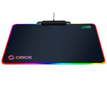 Speedlink Mauspad ORIOS RGB LED Beleuchtung Gaming Maus-Pad PC, Mouse-Pad Gaming Mauspad, Mouse Maus Pad Hart rutschfest, 4mm flach