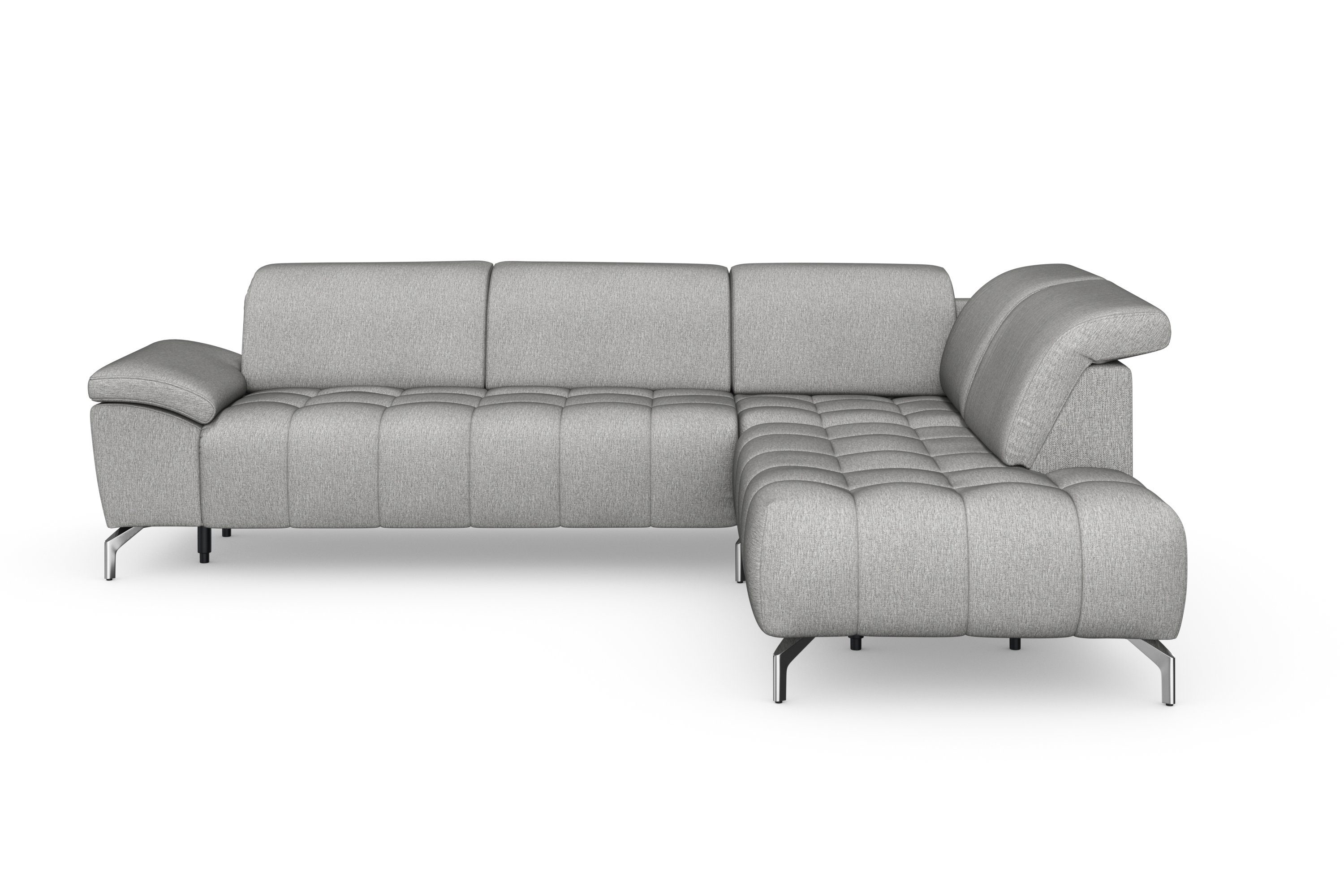 sit&more Ecksofa Cool, wahlweise mit Kopfteilverstellung und Vorziehsitz, motorisch | Ecksofas