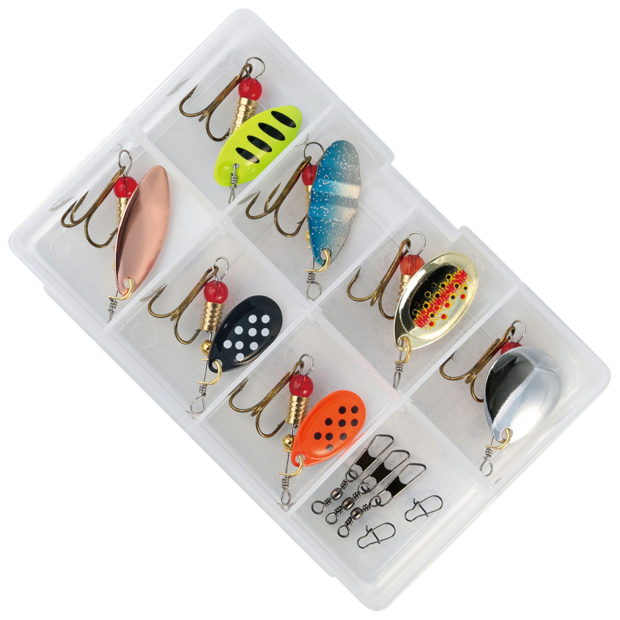 Paladin Kunstköder Spinner Box Strike PRO 12-teilig