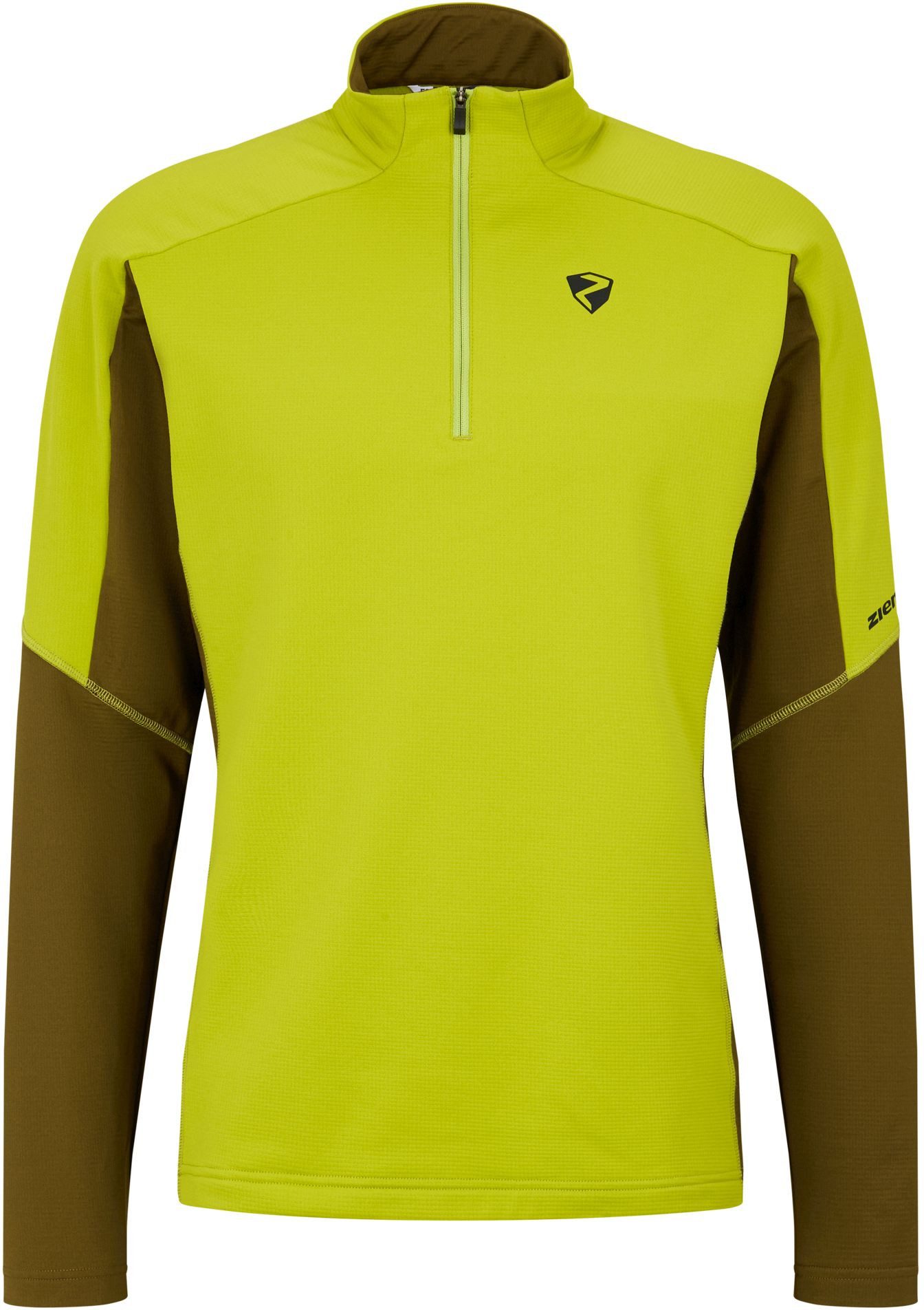 Ziener Fleecejacke Ziener Midlayer Skirolli JIROTOZ electric grass