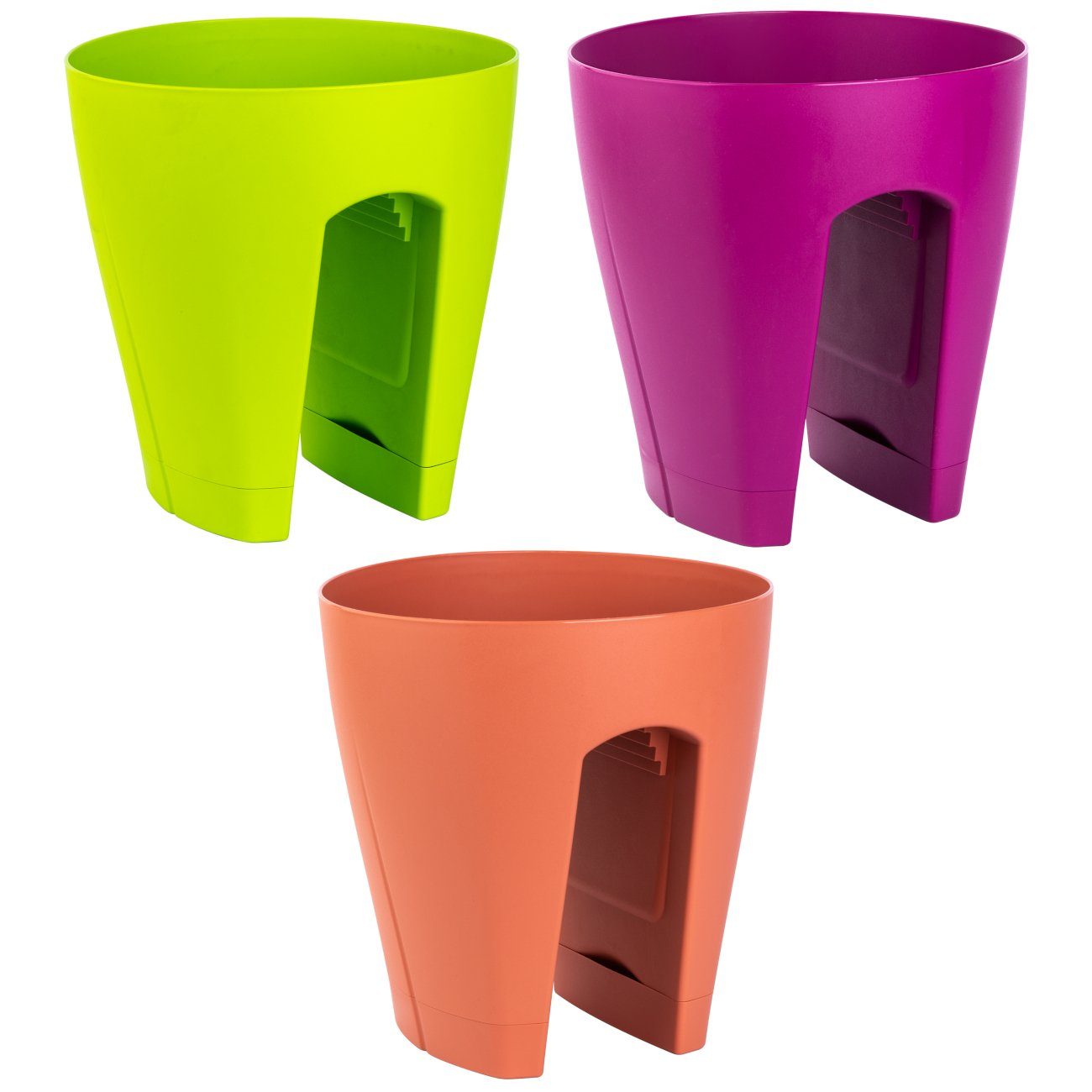 Grün, Lila, Rotbraun