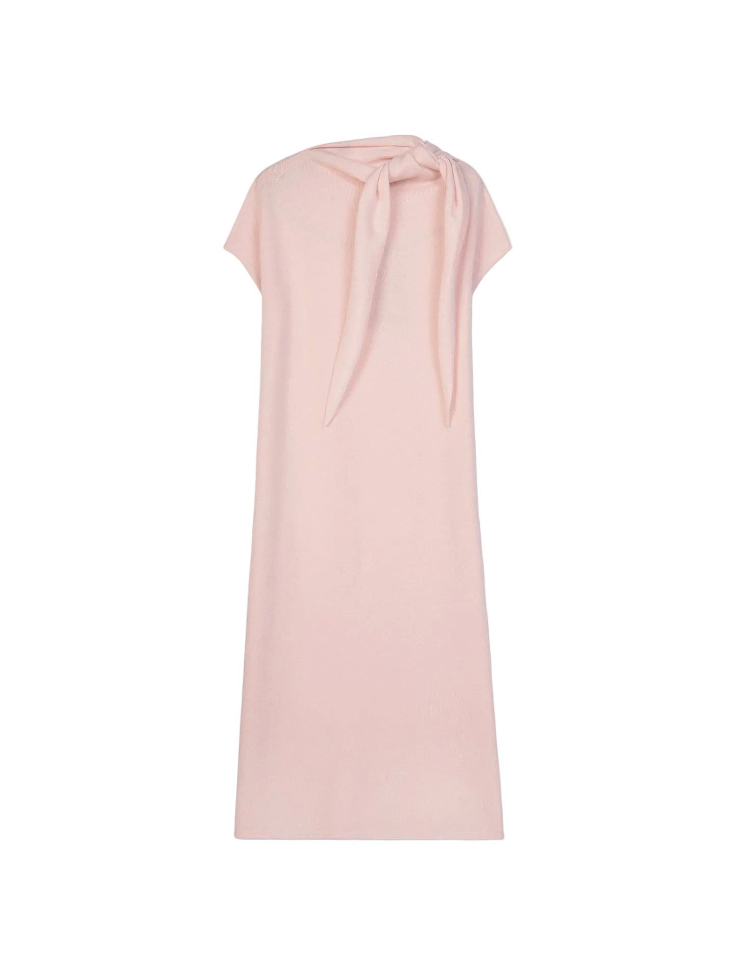 GOBI Cashmere Strickkleid Kaschmirkleid mit Schleifenkragen