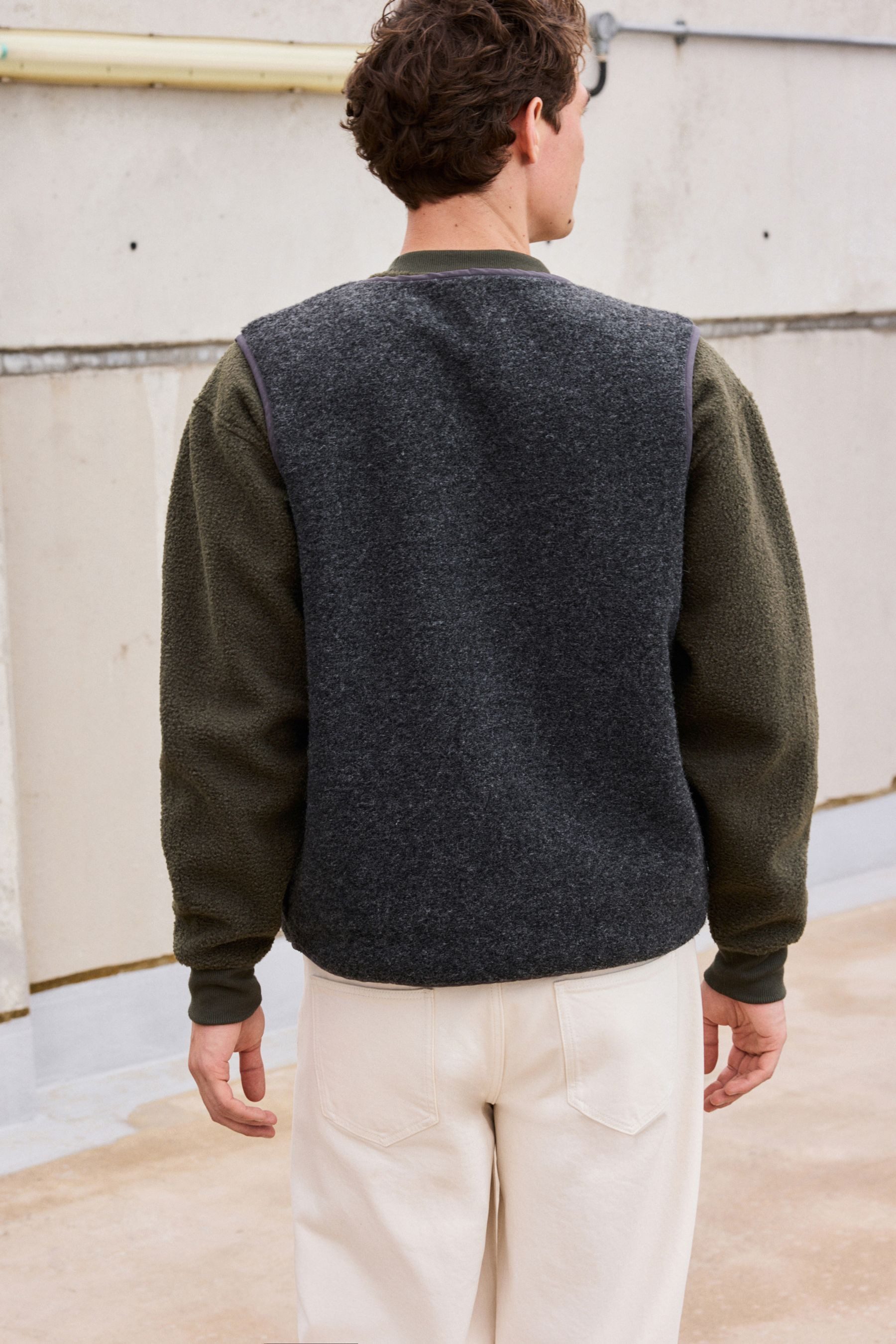 Next Fleeceweste Gilet aus Wolle (1-tlg) günstig online kaufen