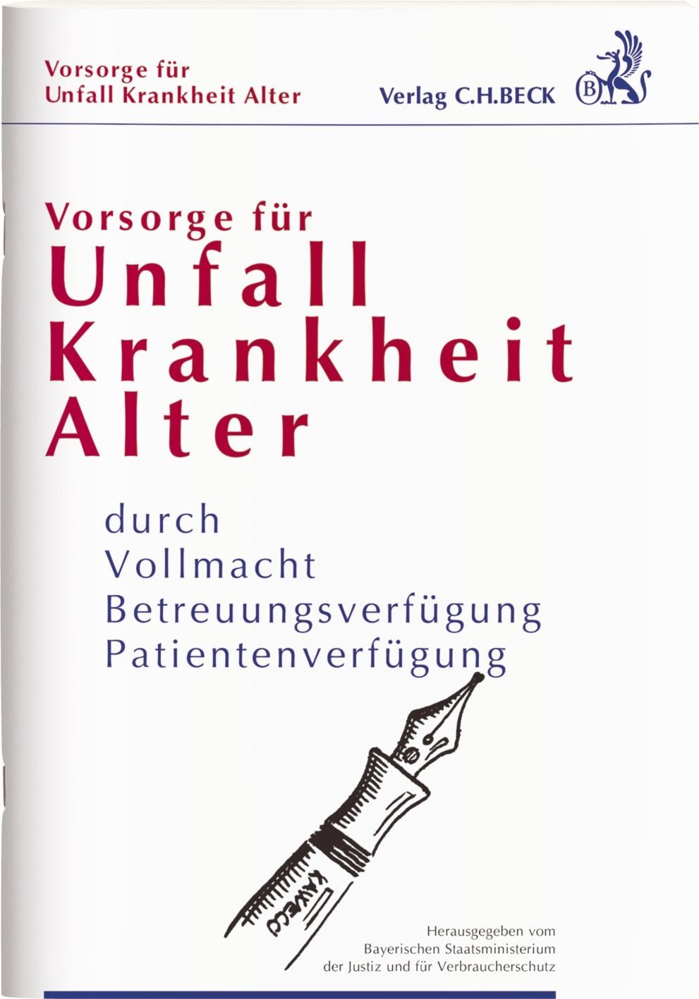 RNK Verlag Notizbuch 79609 Ratgeber "Vorsorge für Unfall - Krankheit - Alter" Broschüre 48
