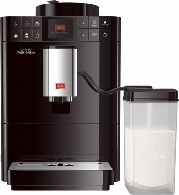 Melitta Kaffeevollautomat Passione® One Touch F53/1-102, schwarz, One Touch Funktion, tassengenau frisch gemahlene Bohnen