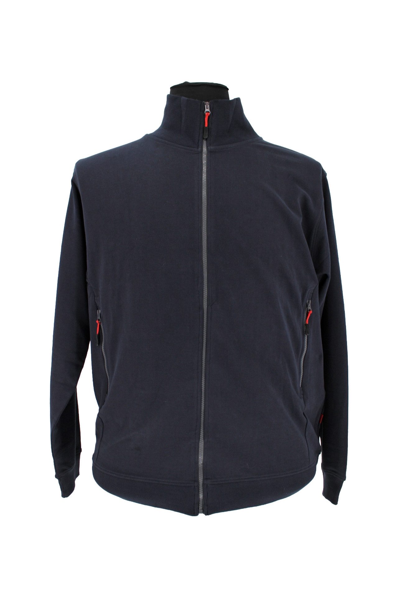 ADAMO Sweatshirt Sweatjacke Navy Dunkelblau