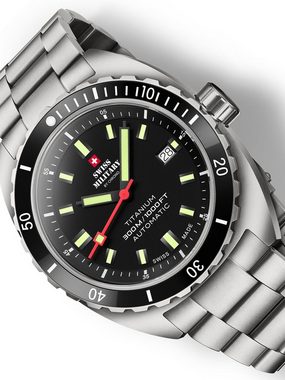 Swiss Military by Chrono Taucheruhr Swiss Military SMA34100.01 Diver Titanium Automati