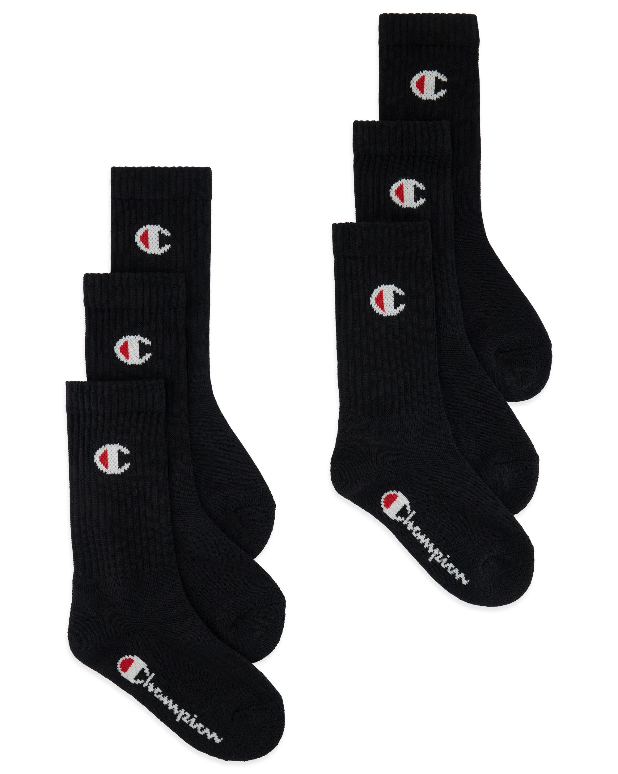 Champion Sportsocken (Packung, 6-Paar) für Kinder, 6er-Pack, mit sportlichem Stil