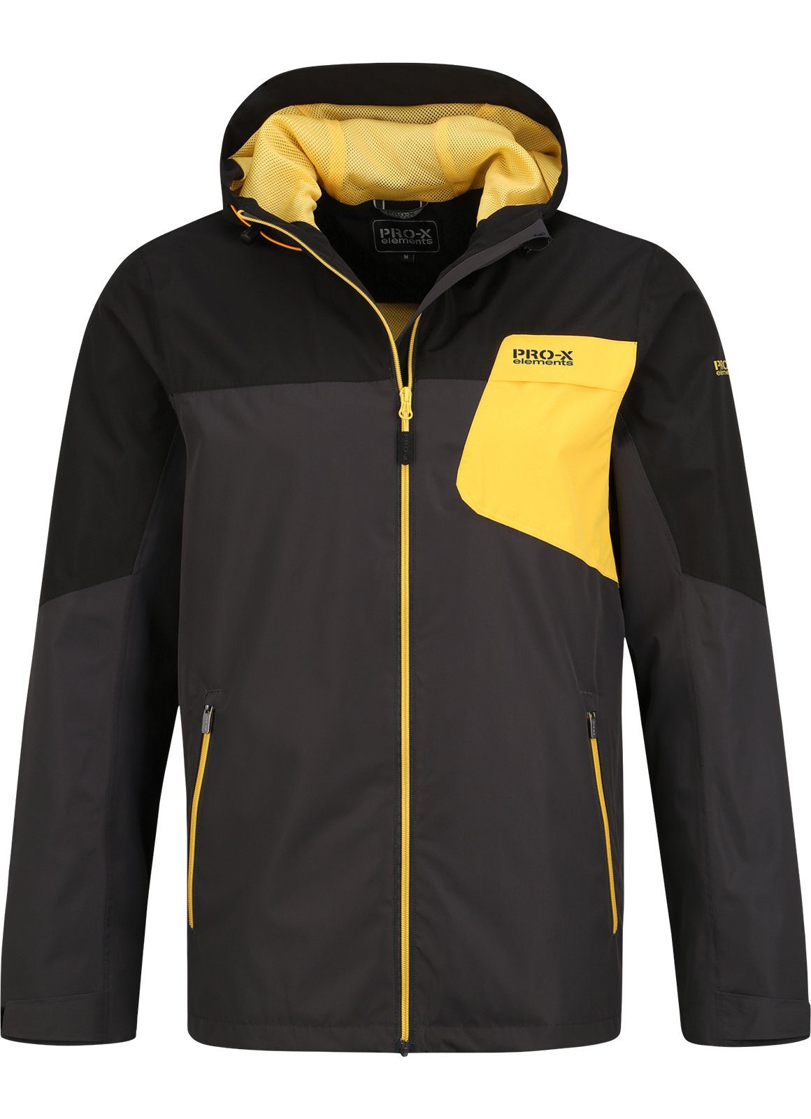 PRO-X ELEMENTS Funktionsjacke MASON Wasserdicht Schwarz - Anthrazit