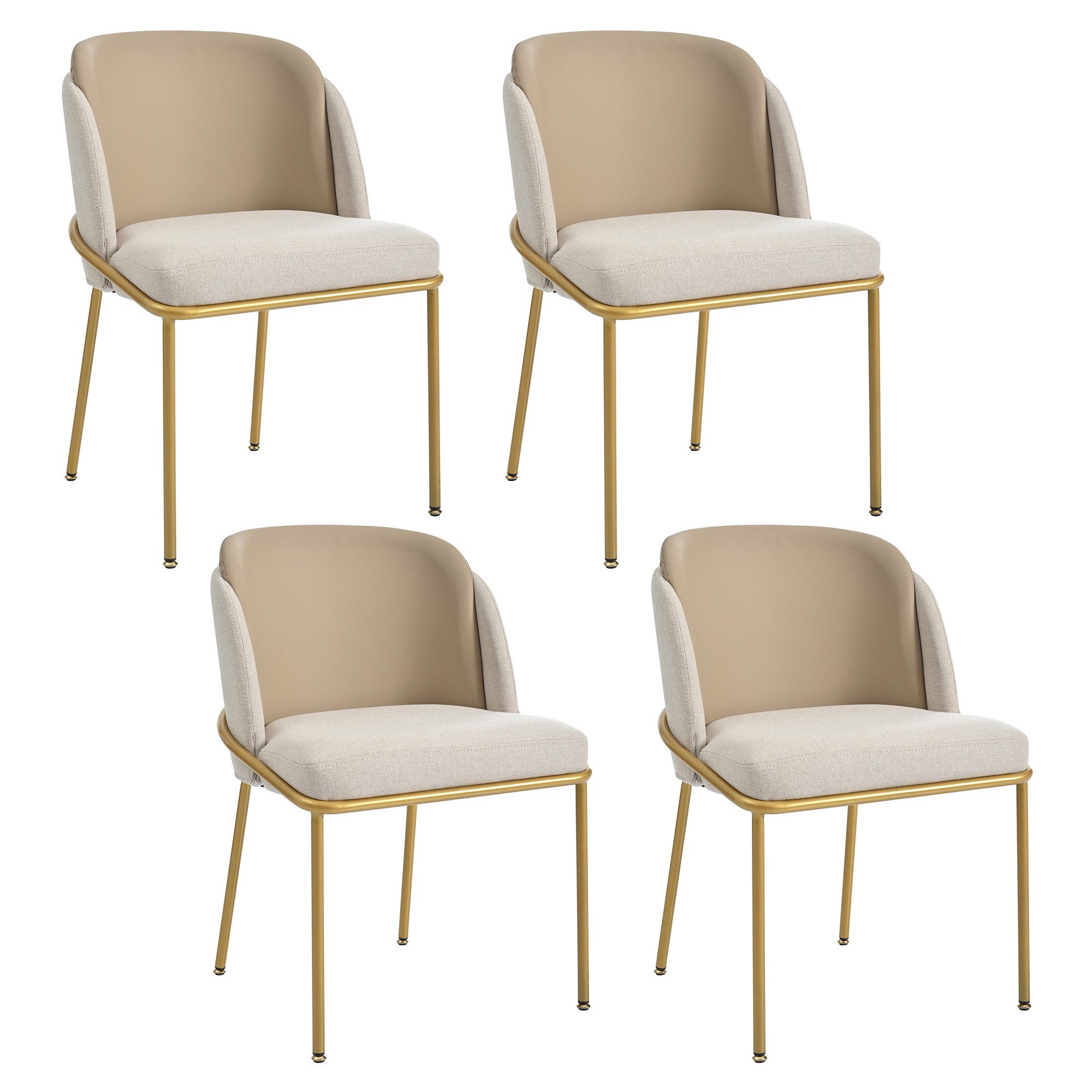 MODFU Esszimmerstuhl Küchenstuhl,Loungesessel,Kosmetikstuhl (4 St Modern günstig online kaufen