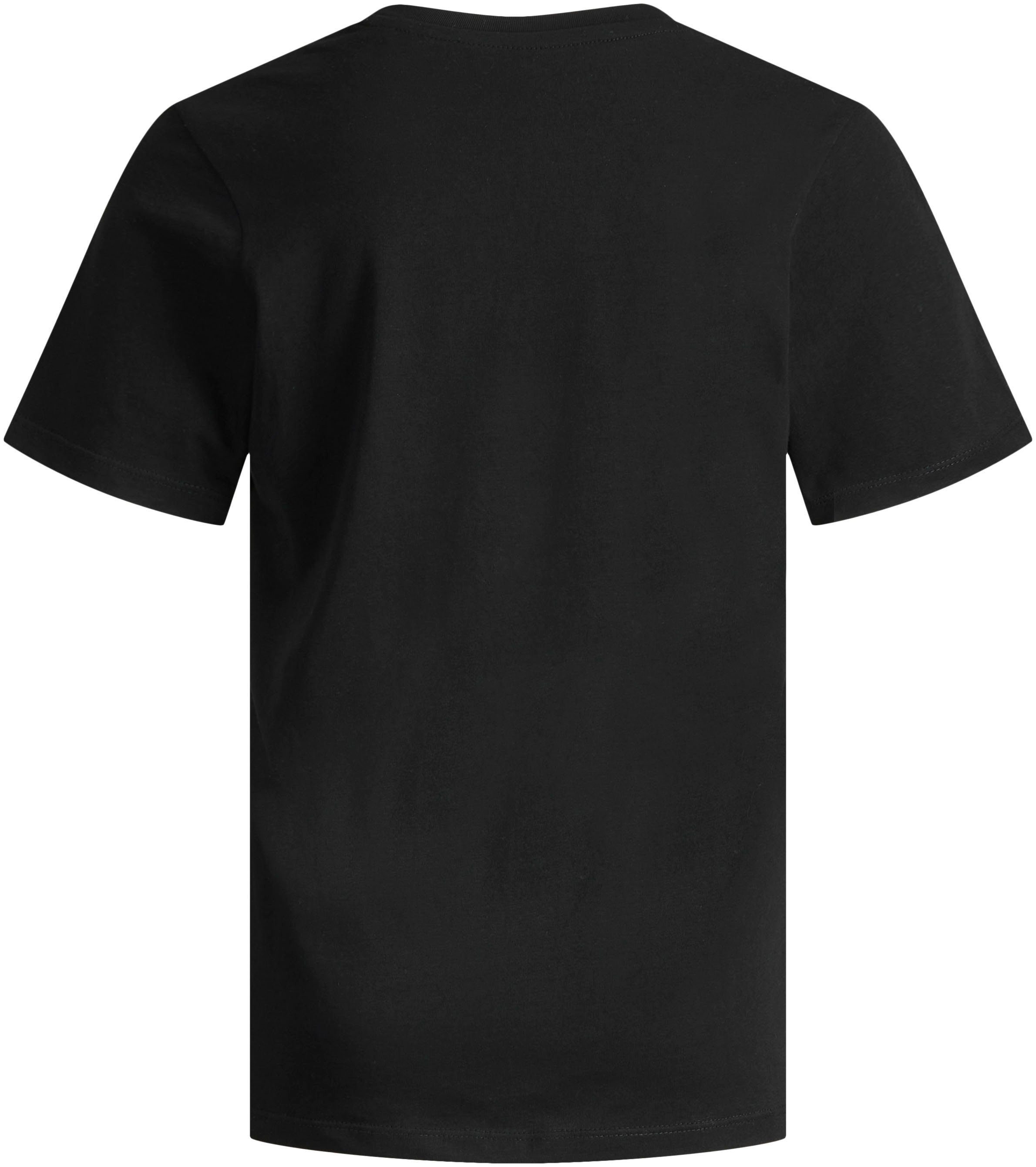 Jack & Jones schwarz TEE LOGO T-Shirt JECORP Junior CREW S/S