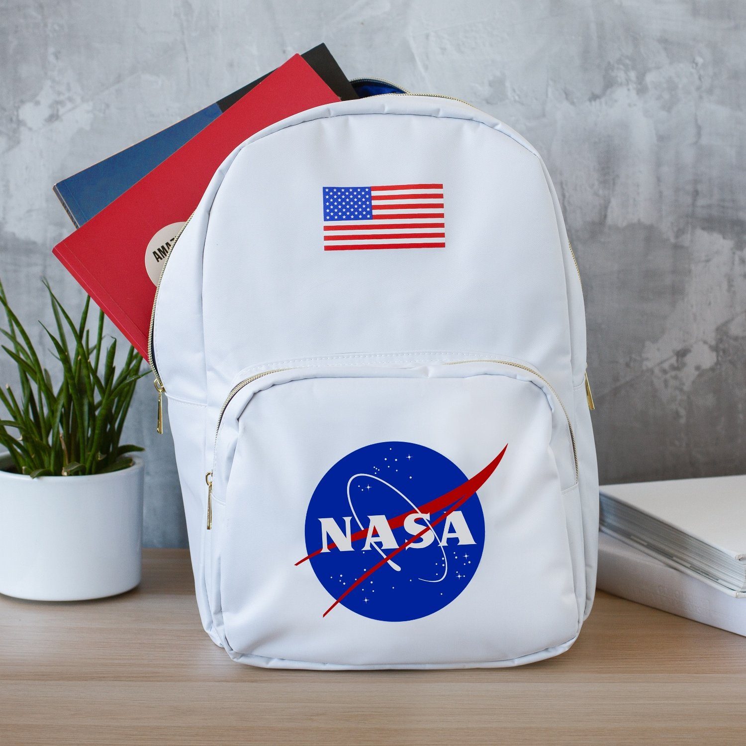 NASA Rucksack NASA Rucksack "Backpack" weiß, Laptopfach günstig online kaufen