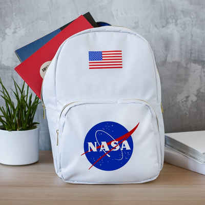 NASA Rucksack NASA Rucksack "Backpack" weiß, Laptopfach